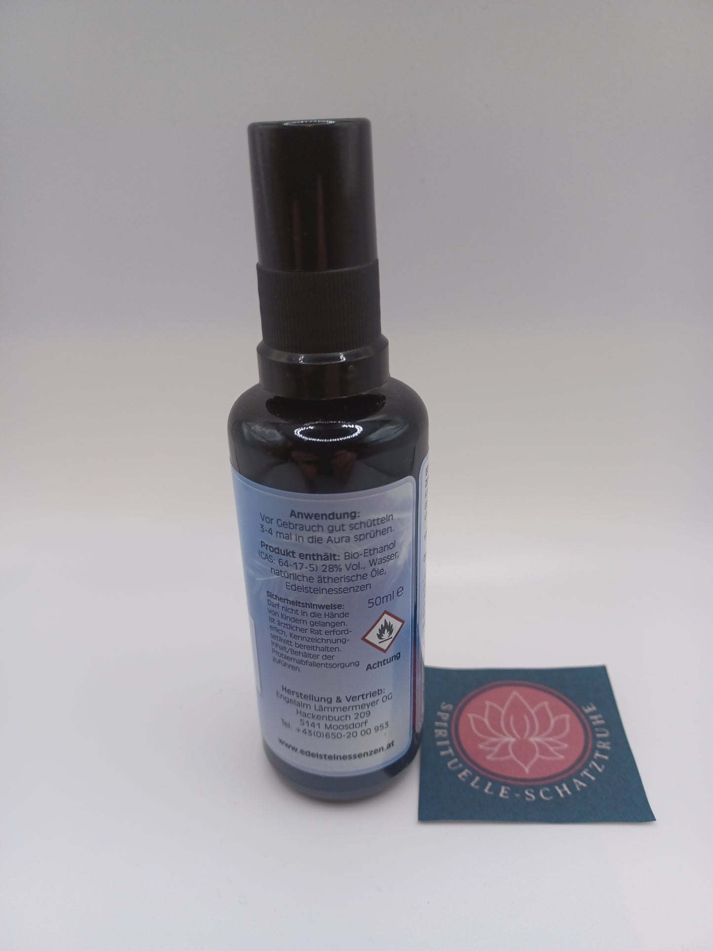 Schutzengel Auraspray Engelalm Edelstein Essenz 50 ml 100% Natur