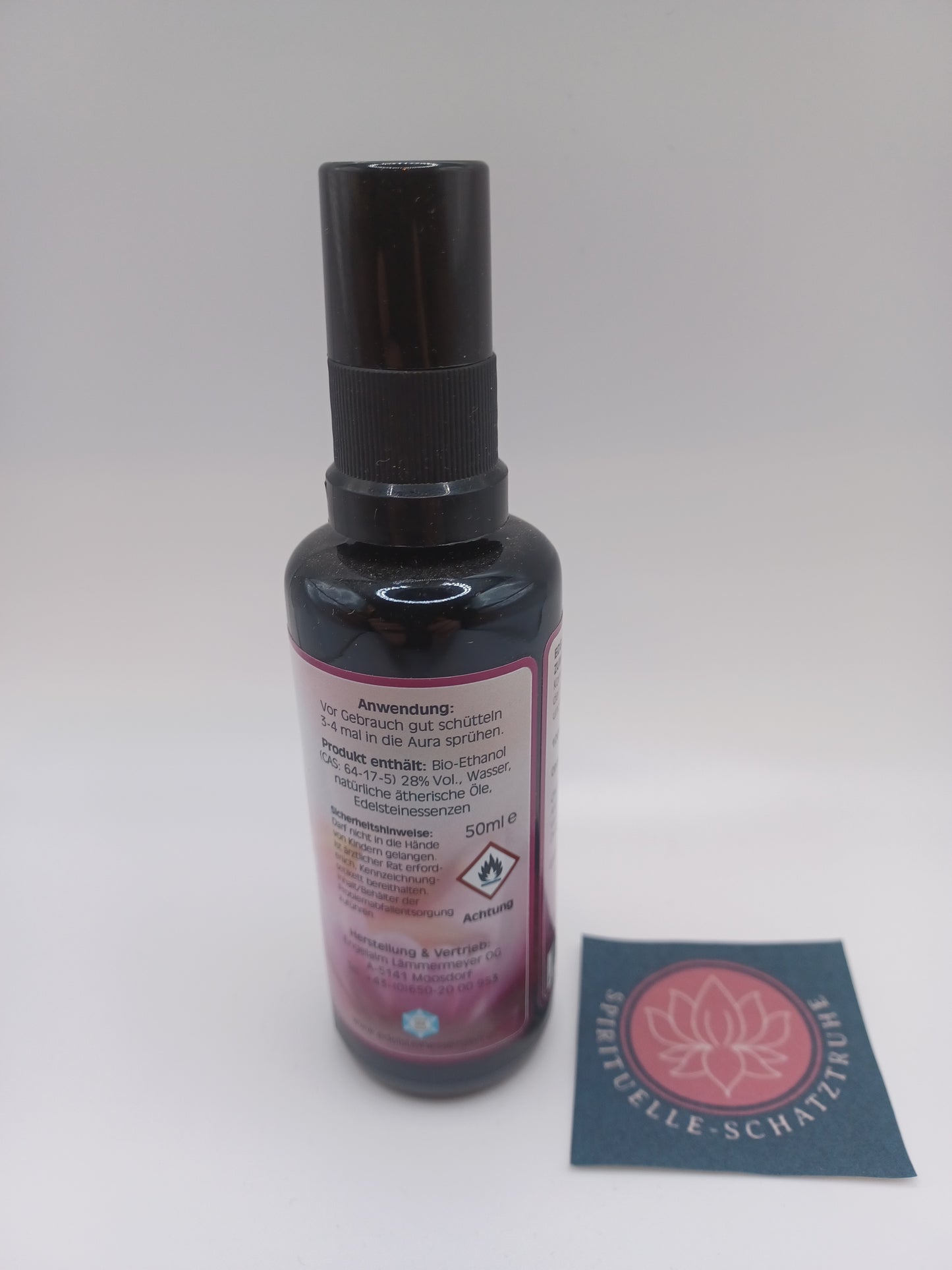 Engelspray Auraspray Erzengel Chamuel Engelalm Edelstein Essenz 50 ml 100% Natur