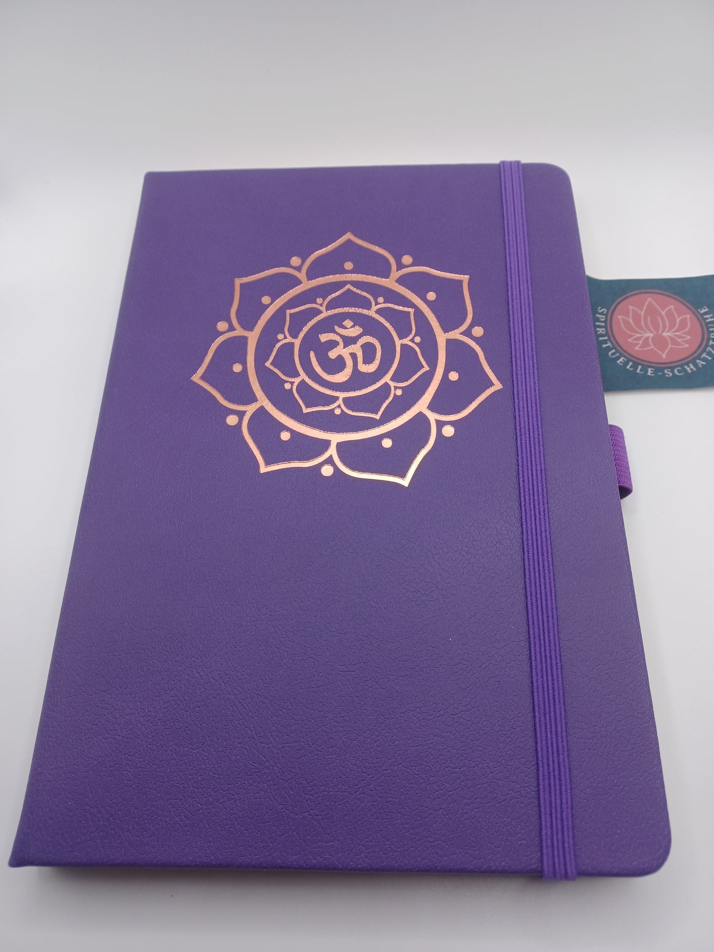 Yoga Schreibbuch Lotus DIN A5 192 Seiten in schöner Schachtel Notizbuch Loveria