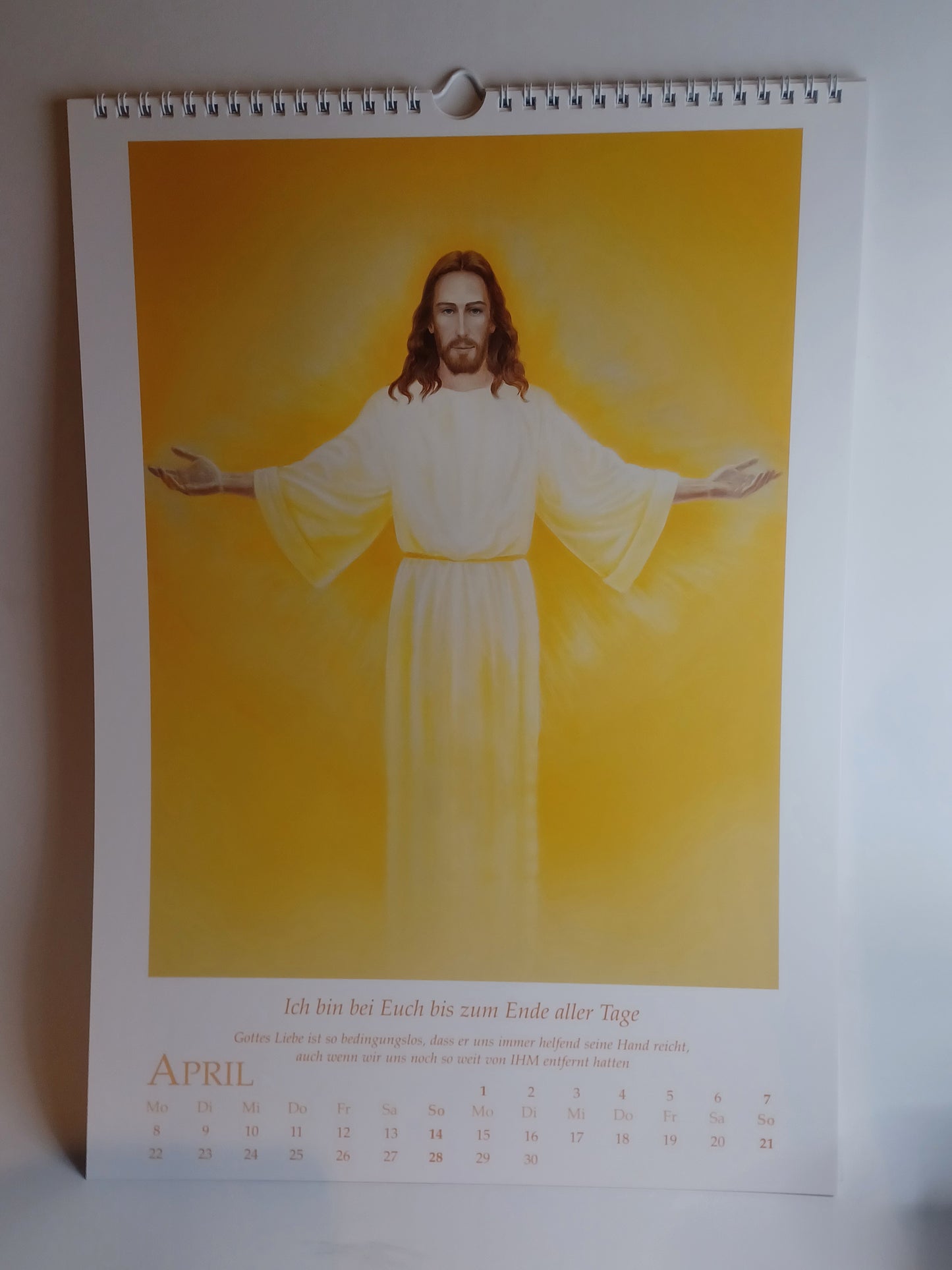Kalender Wandkalender Bilder vom Licht 2024 H.G. Leiendecker Engel, Christus...