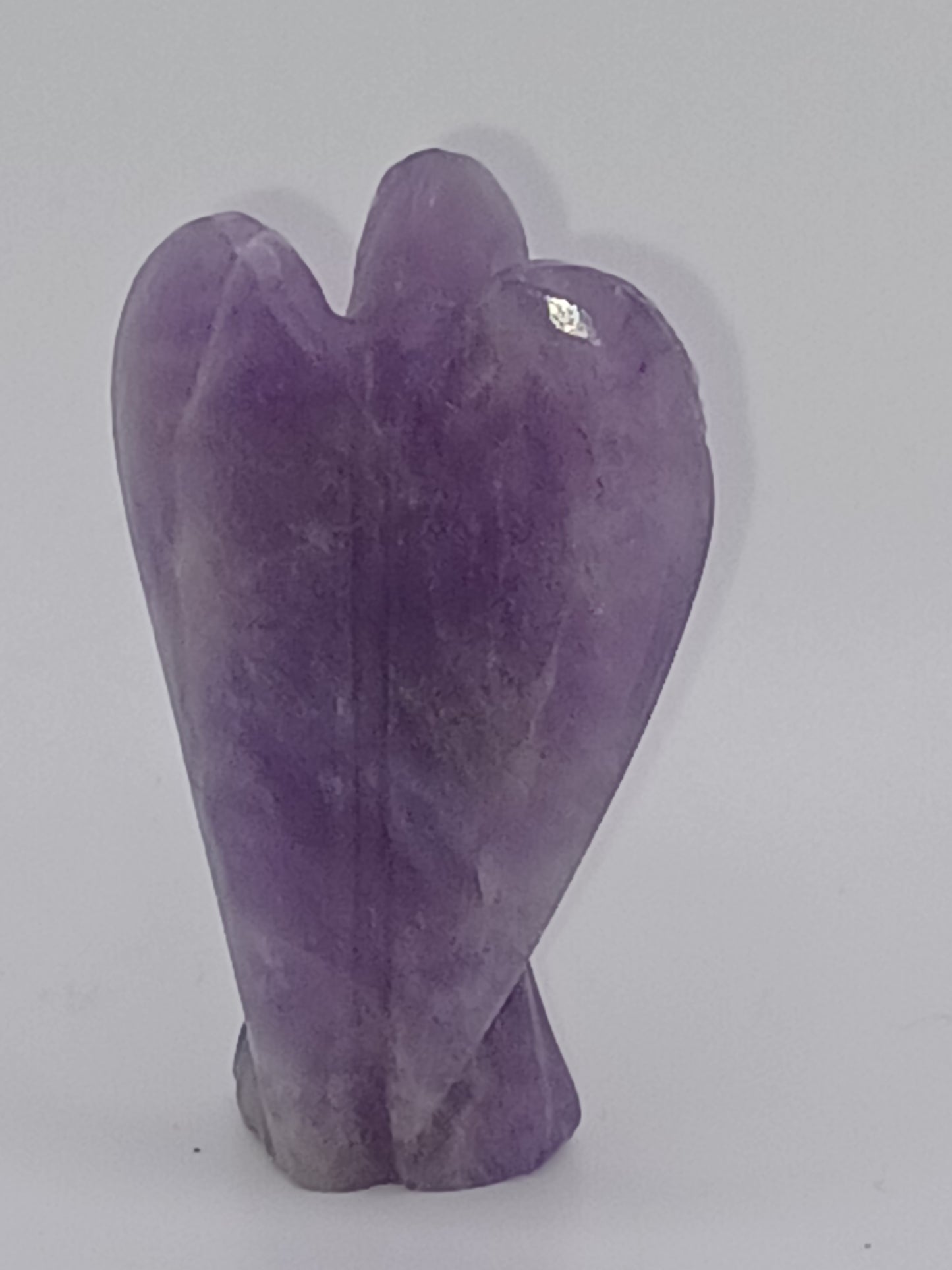 Engelchen aus Amethyst Höhe ca. 4 cm in Goldbox Engel Schutzengel Trost