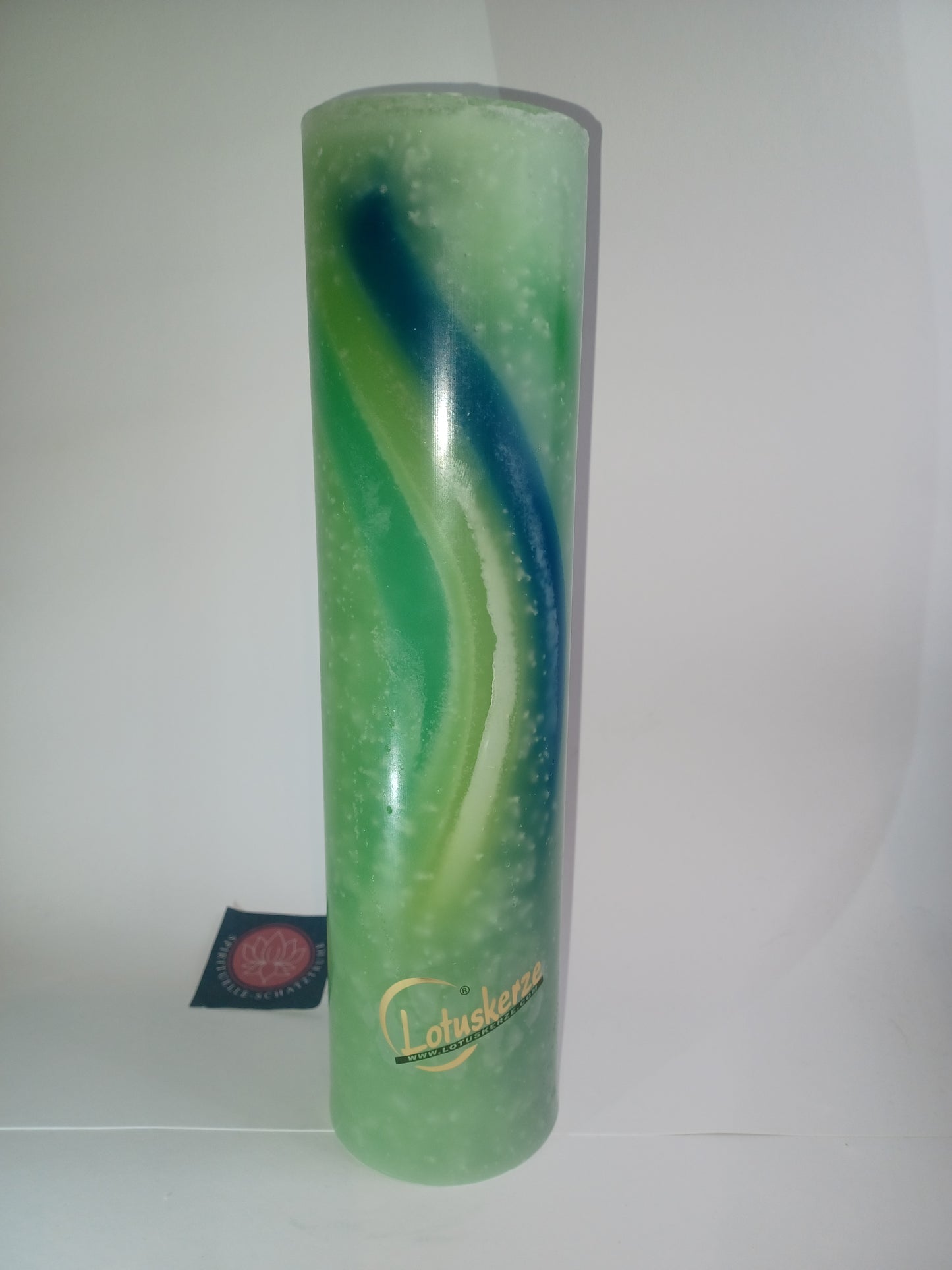 Aquarell Lotuskerze 28 cm hoch Candela Kerze