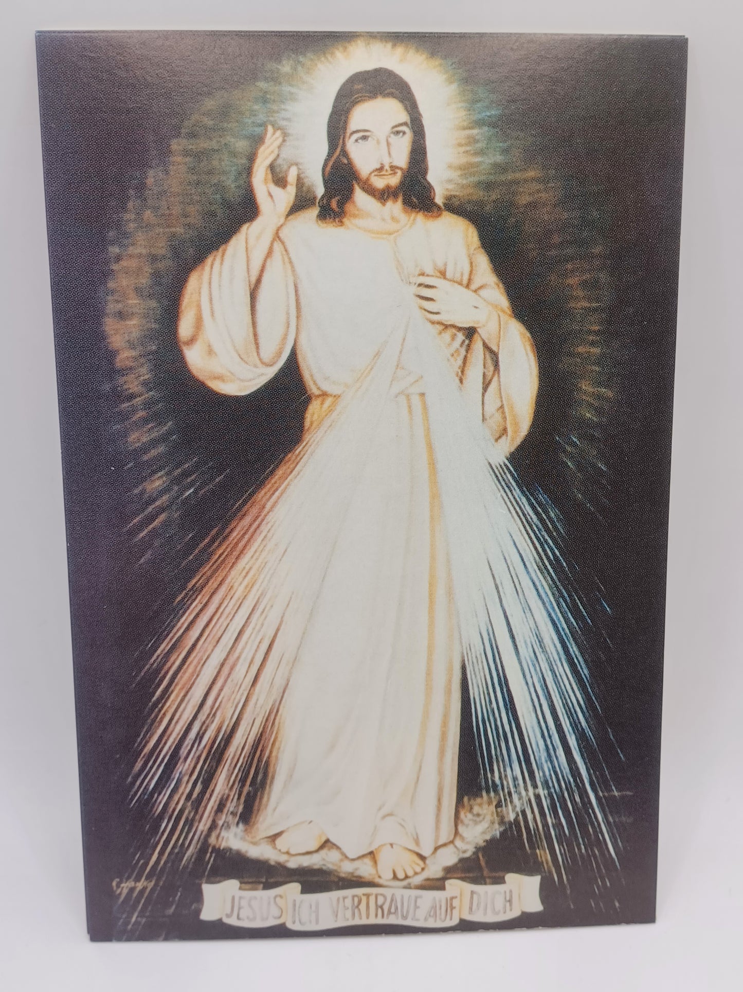 Jesus Postkarte "Ich vertraue auf dich"10 x 15 cm
