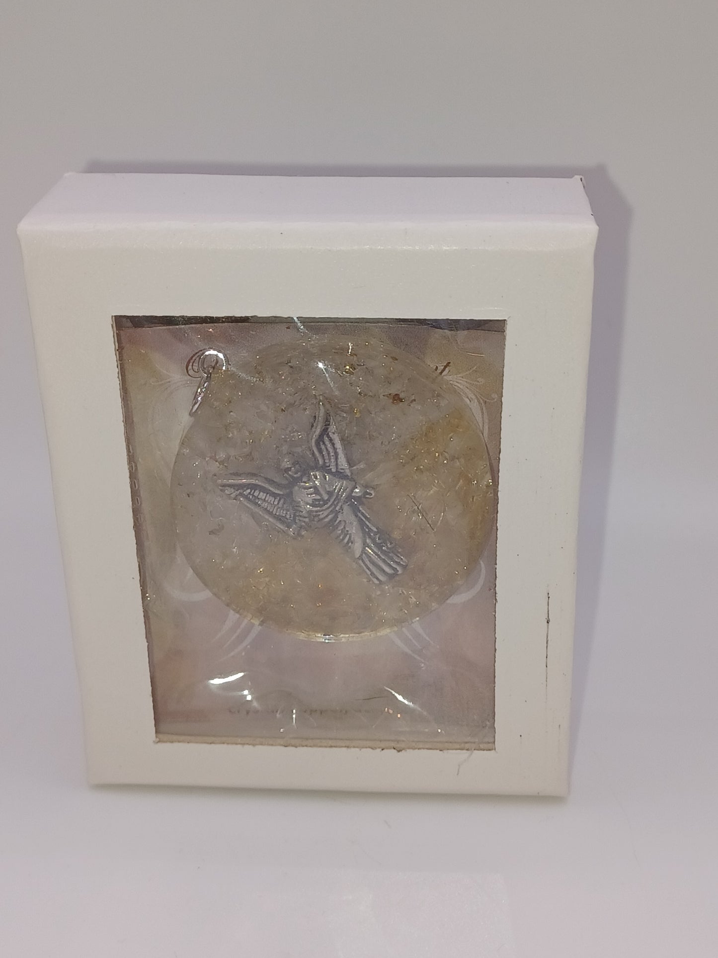 Orgonit Anhänger Erzengel Uriel 4 cm Engel Schutz