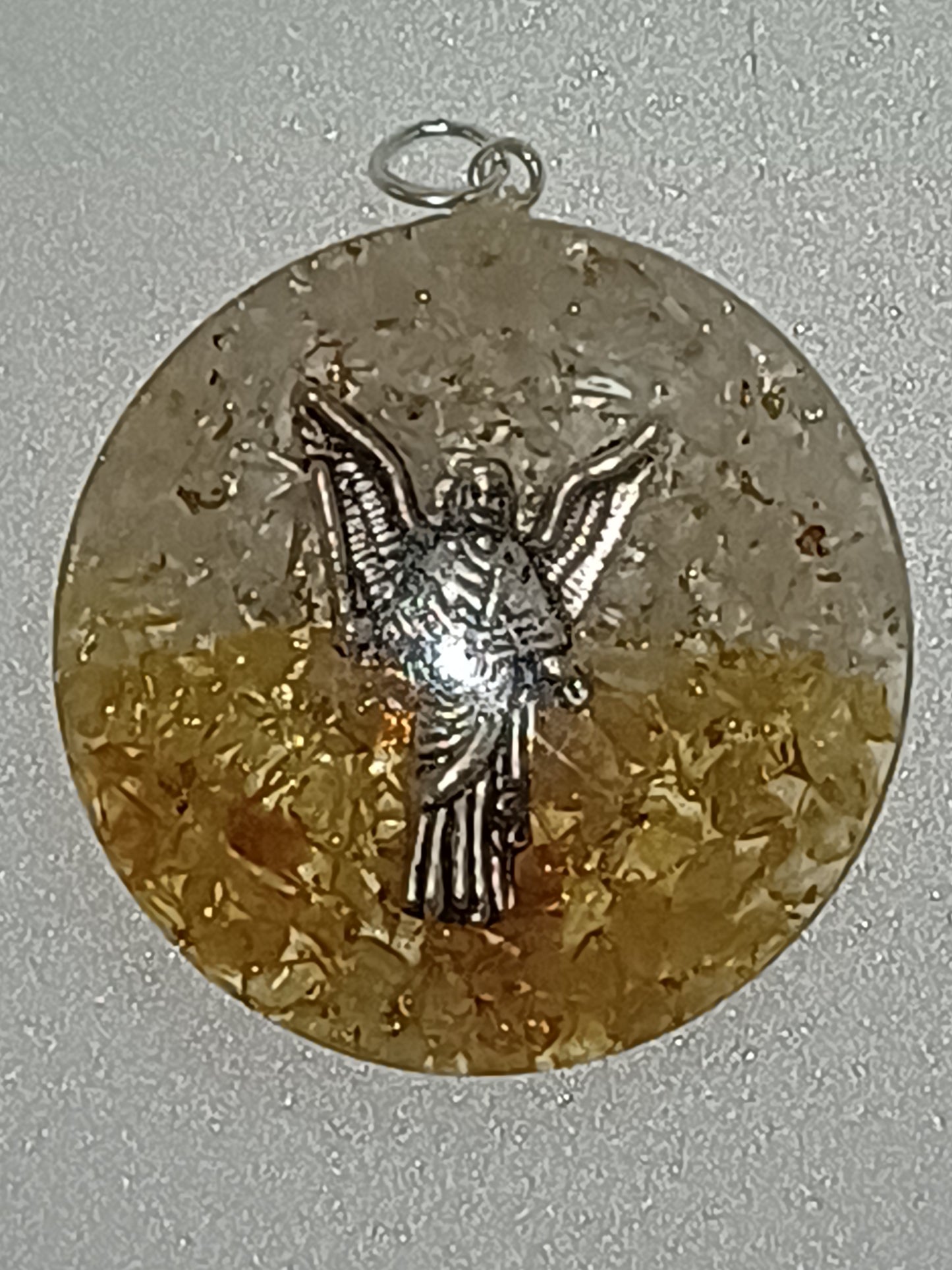 Orgonit Anhänger Erzengel Uriel 4 cm Engel Schutz
