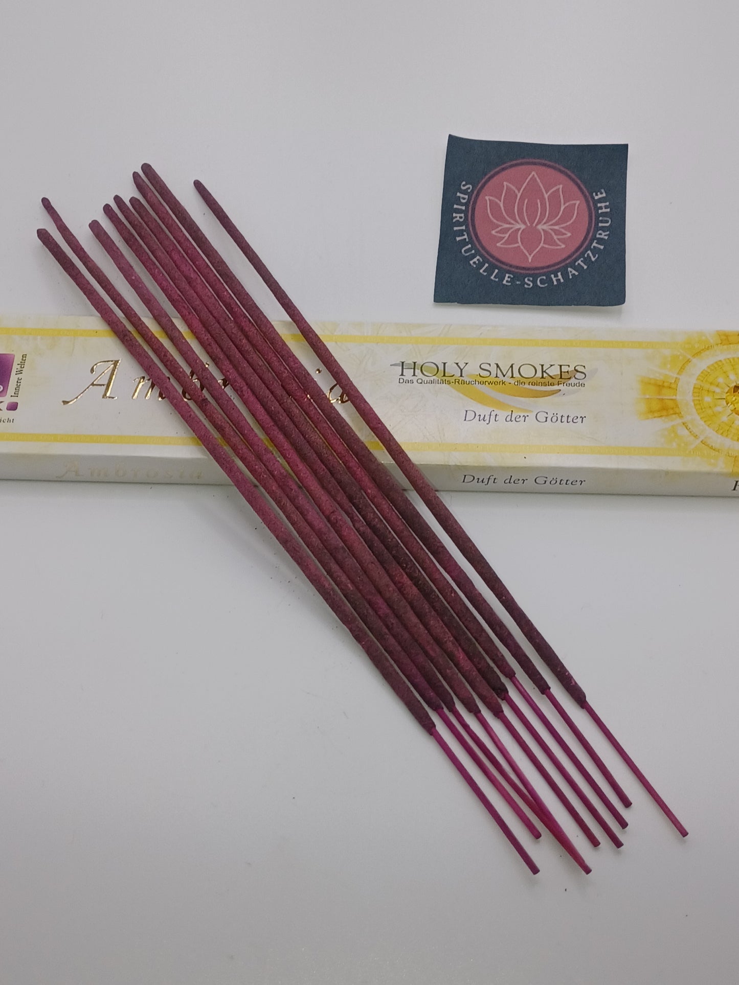 Ambrosia Duft der Götter 12 Packungen a 10g Räucherstäbchen im Geschenkarton