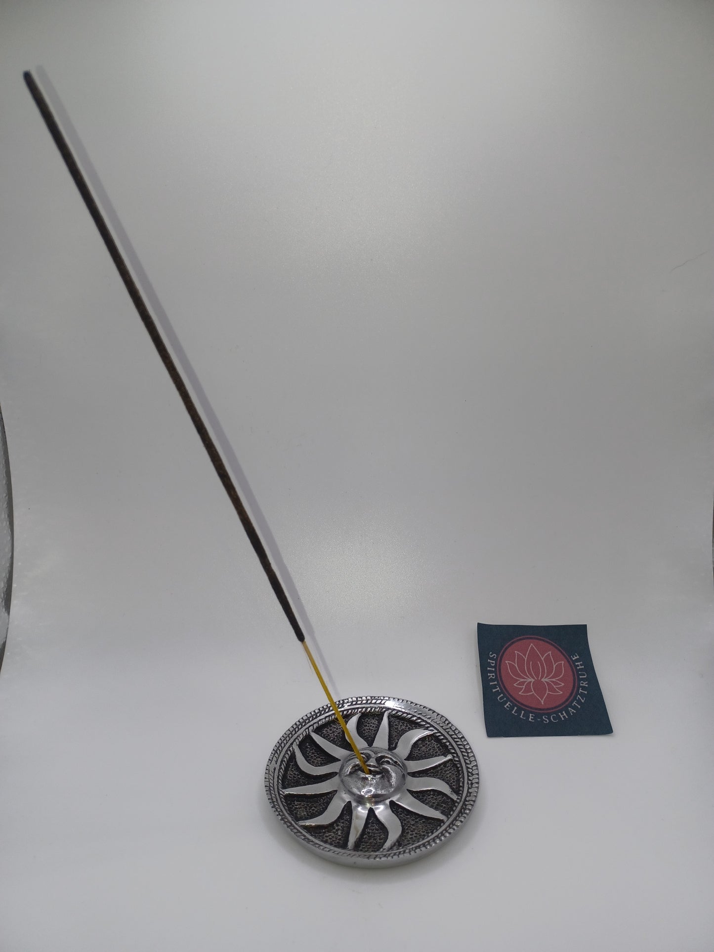 Sonne Räucherstäbhenhalter Sonnenhalter weißmetall Durchmesser 7cm