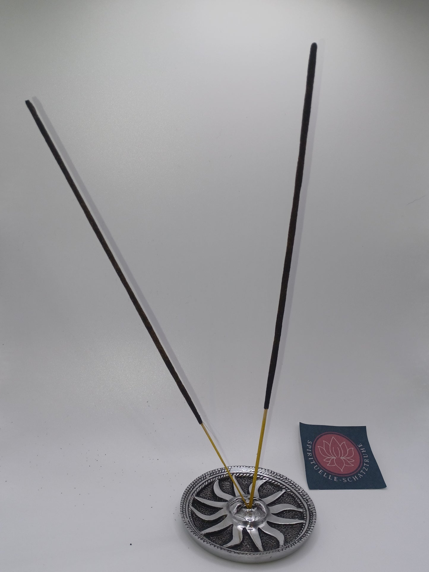 Sonne Räucherstäbhenhalter Sonnenhalter weißmetall Durchmesser 7cm