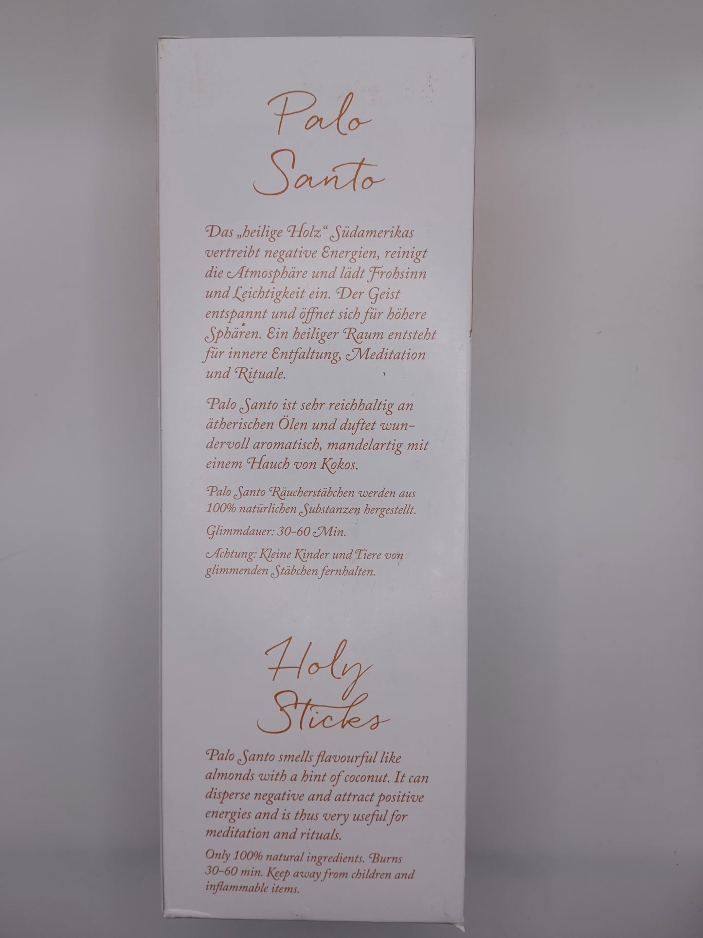 12 x Palo Santo Räucherstäbchen, heiliges Holz, a 10 g Holy Smokes Geschenkbox