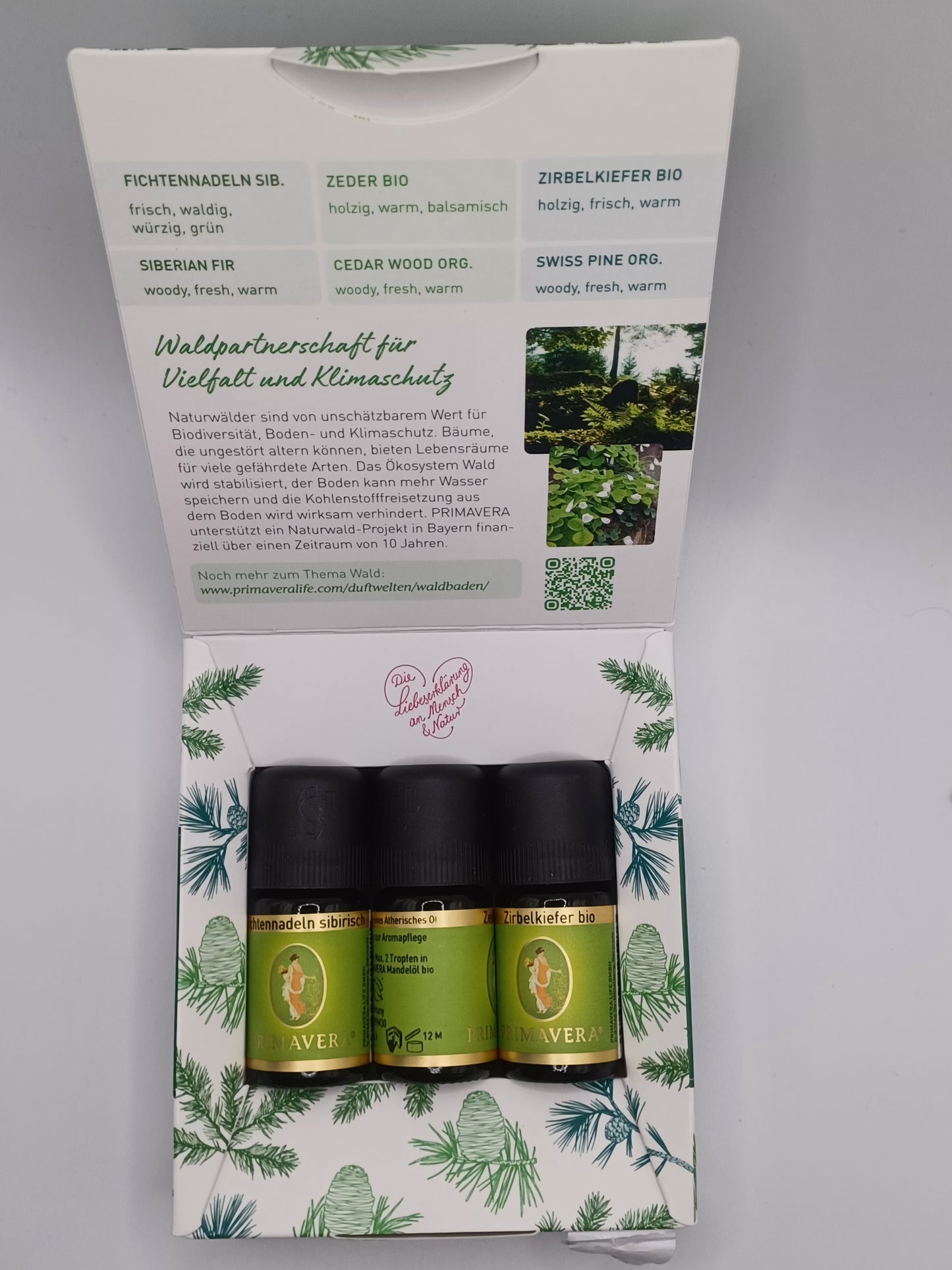 Set Duftende Waldkraft Geschenkset Ätherische Öle Primavera