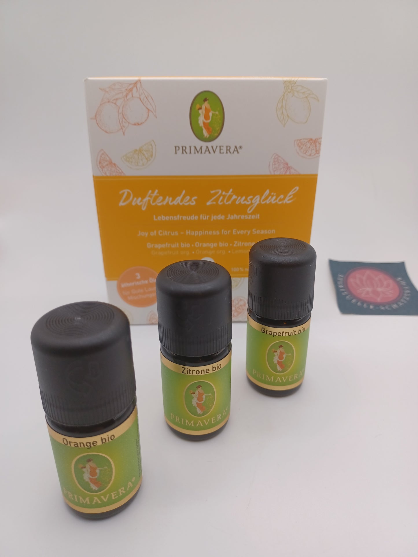 Set duftendes Zitrusglück Primavera 3 x 5 ml Ätherische Öle