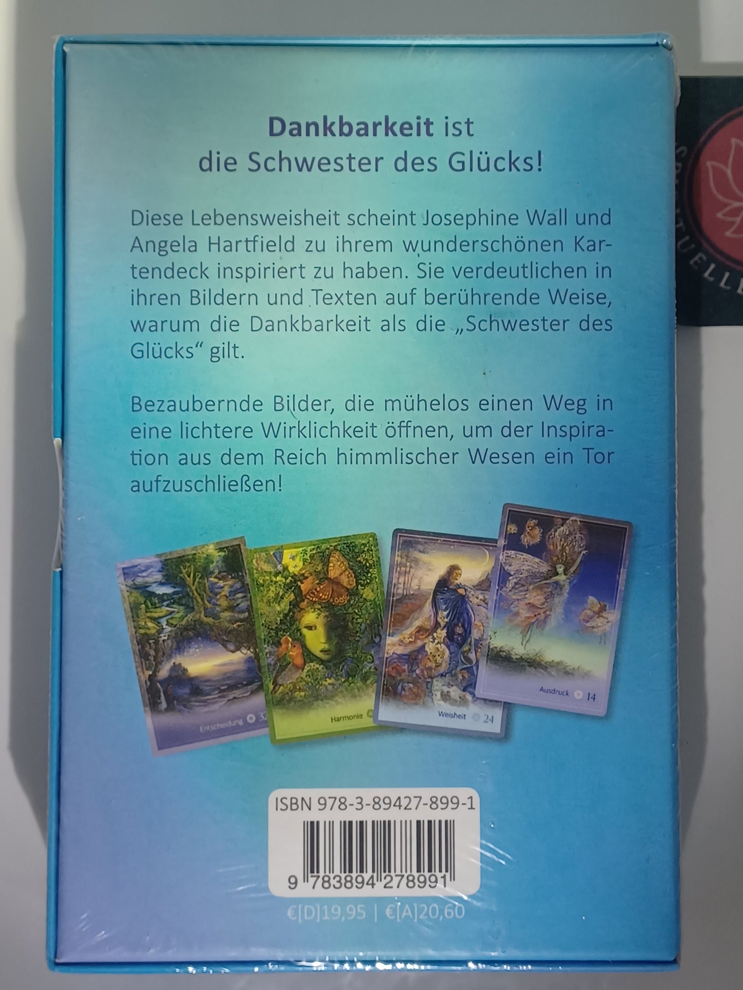 Dankbarkeit Das Orakel des Herzens Tarot 55 Karten Begleitbuch Angela Hartfield