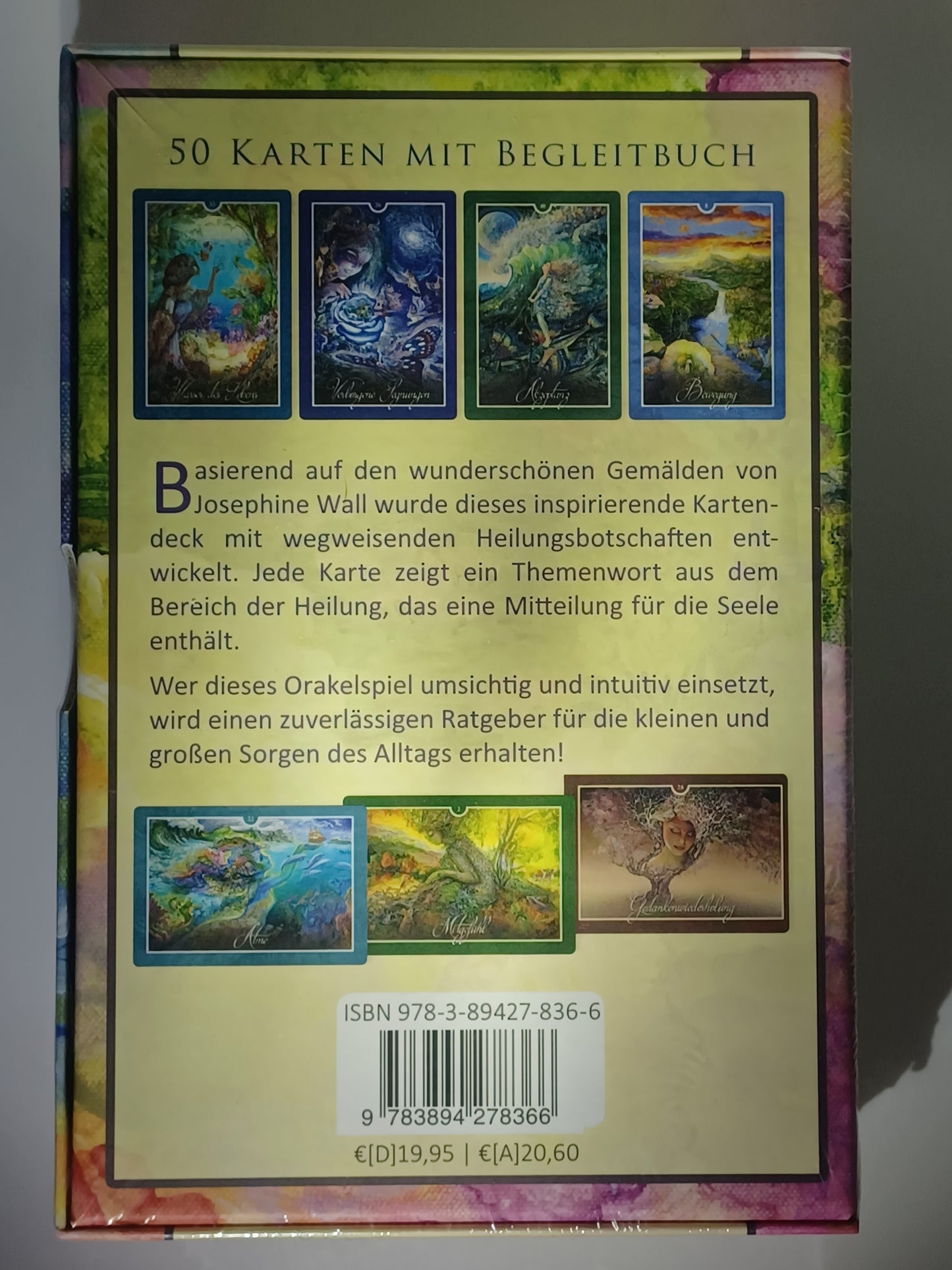 Dankbarkeit Das Orakel des Herzens Tarot 55 Karten Begleitbuch Angela Hartfield