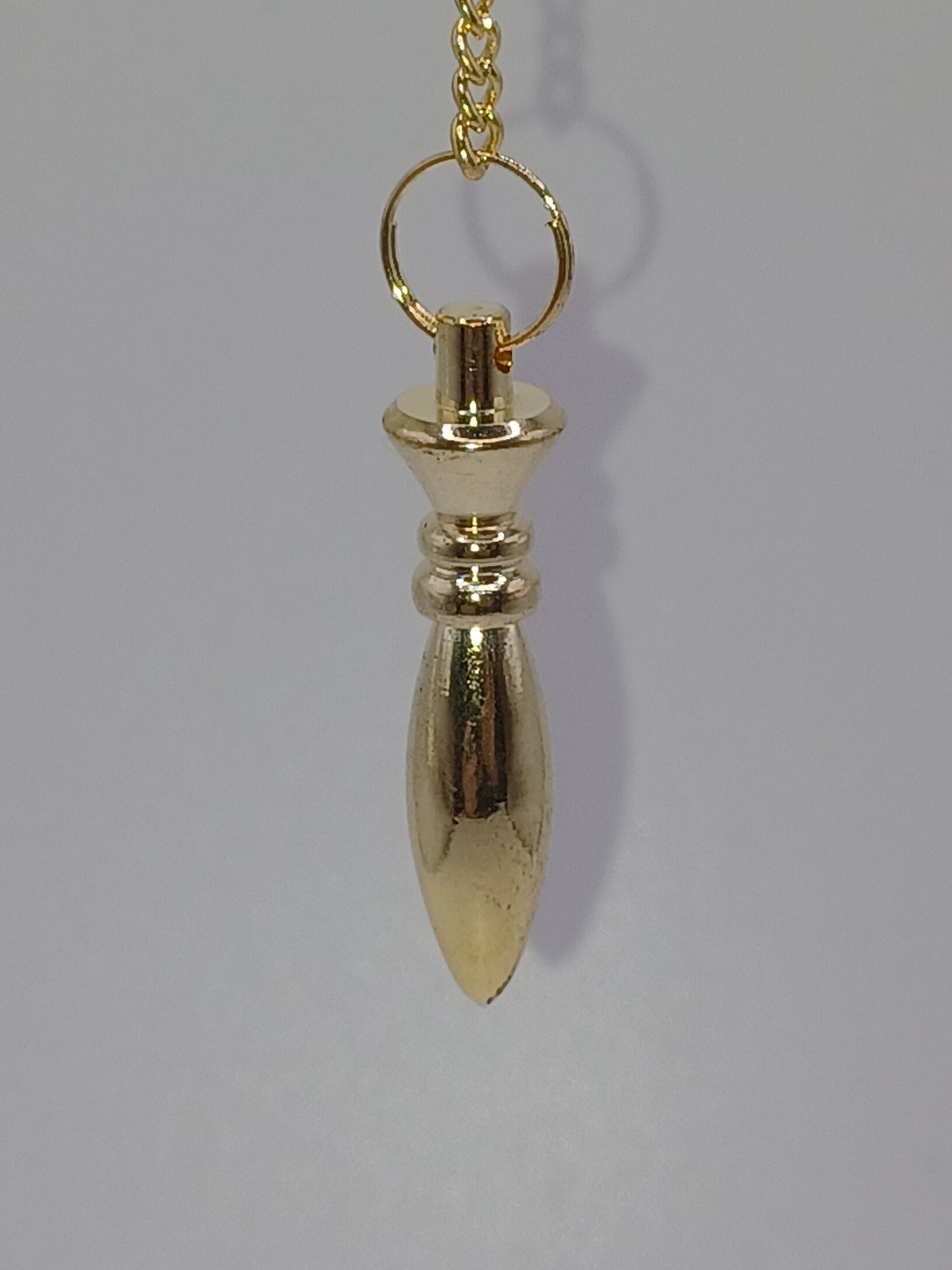 Karnakpendel Höhe: 40 mm 14 g Messing vergoldet Pendel Orakel