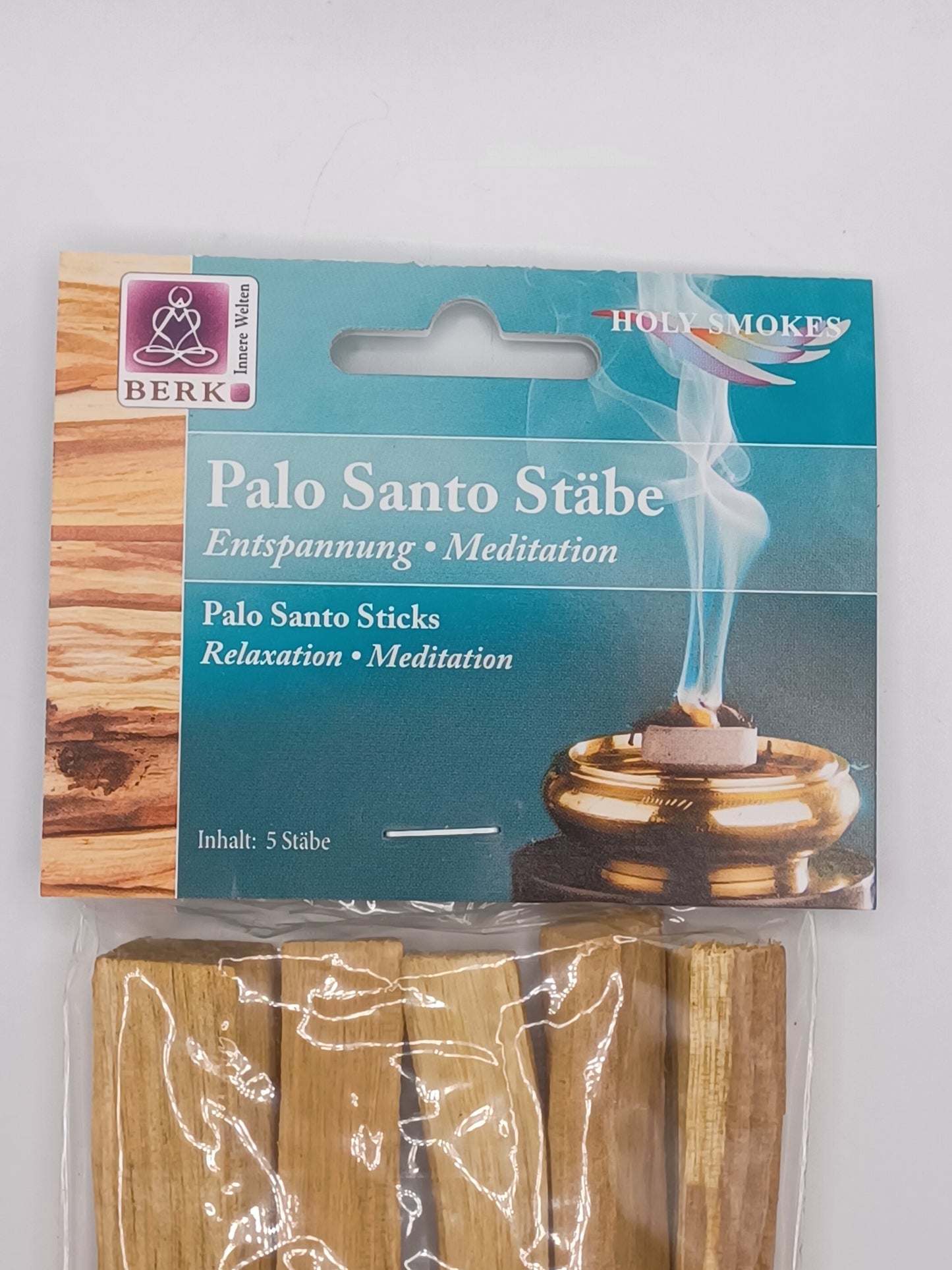 5 Palo Santo Holzstäbe Länge ca.10 cm heiliges Holz vetreibt negative Energien