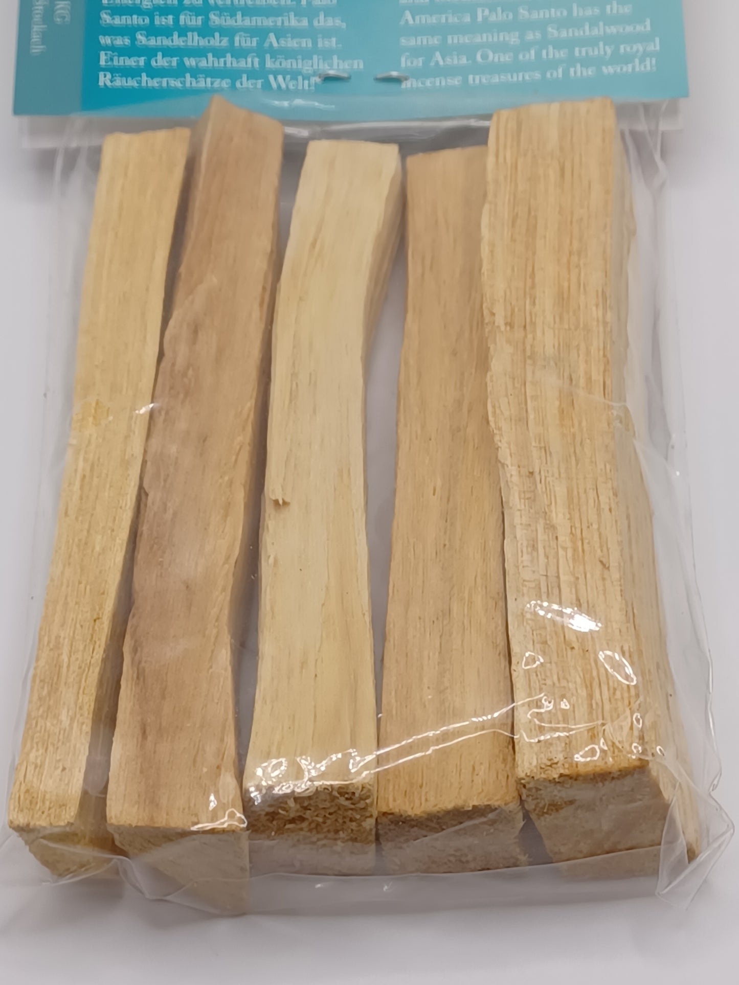 5 Palo Santo Holzstäbe Länge ca.10 cm heiliges Holz vetreibt negative Energien