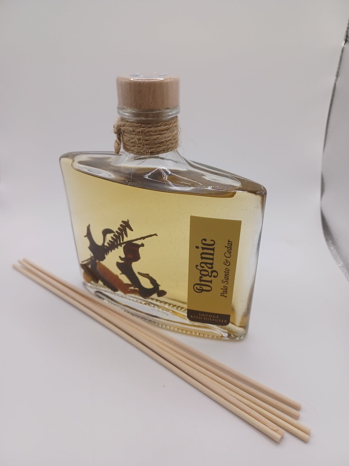 Palo Santo und Zeder Organic Reed Diffuser 100% reine ätherische Öle Raumduft