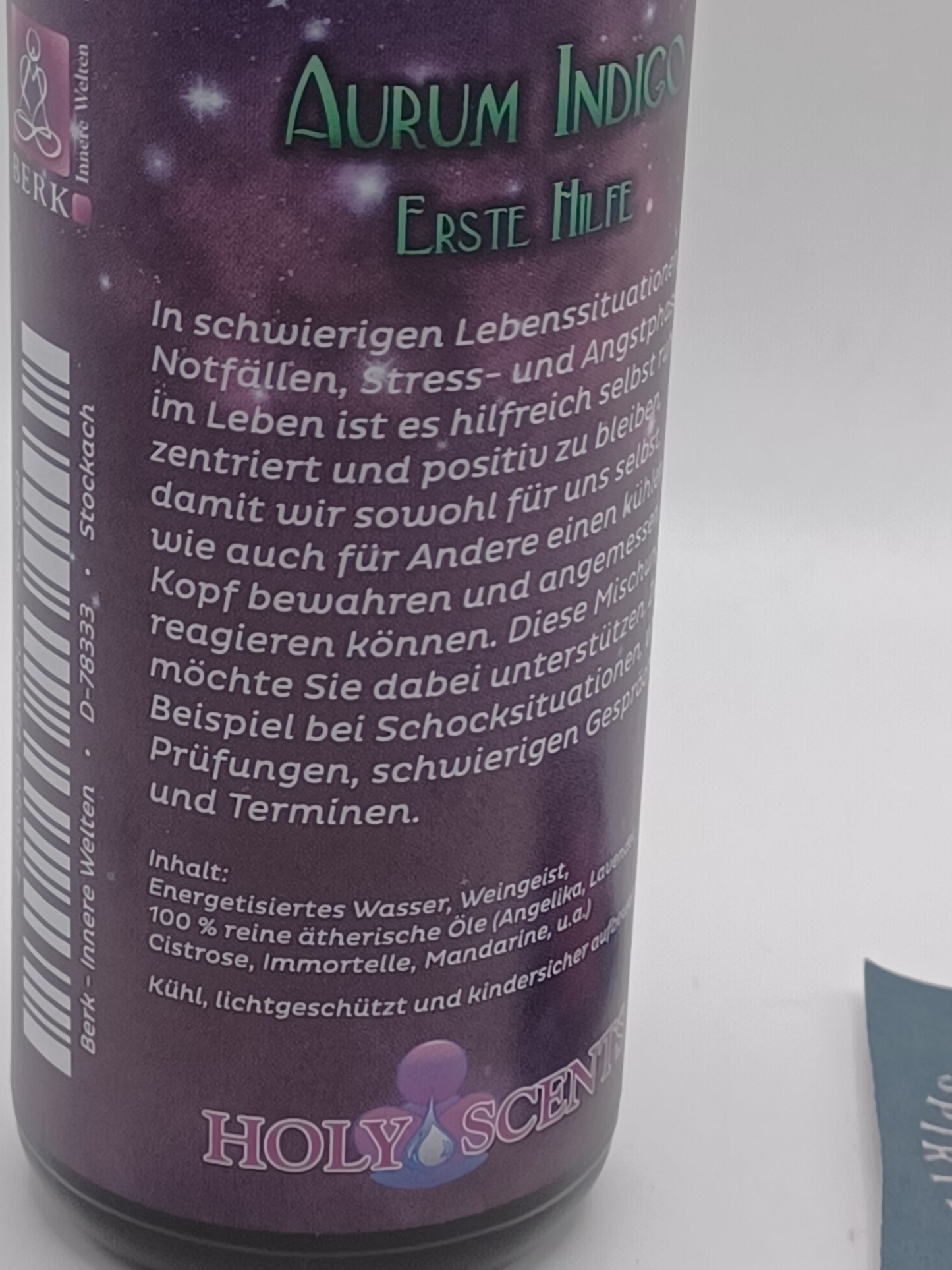 Aurum Indigo Erste Hilfe 50 ml Auraspray unterstützend bei Stress und Angstphase