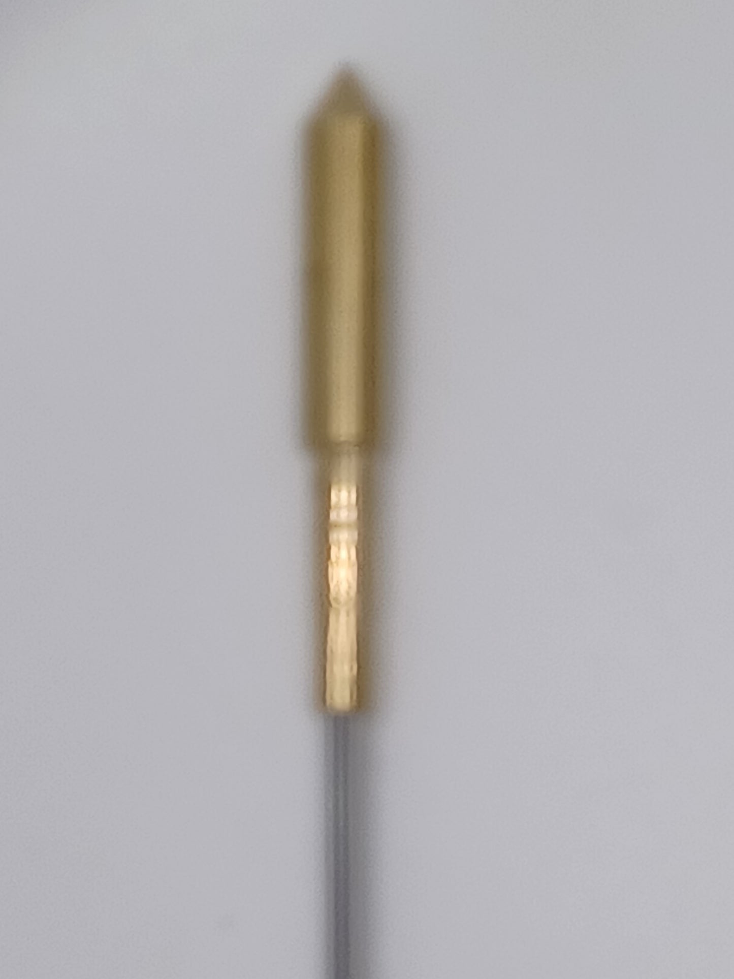 Wünschelrute mit Messinggriff, 42,5 cm mit Messing Griff und Aufsatzrute