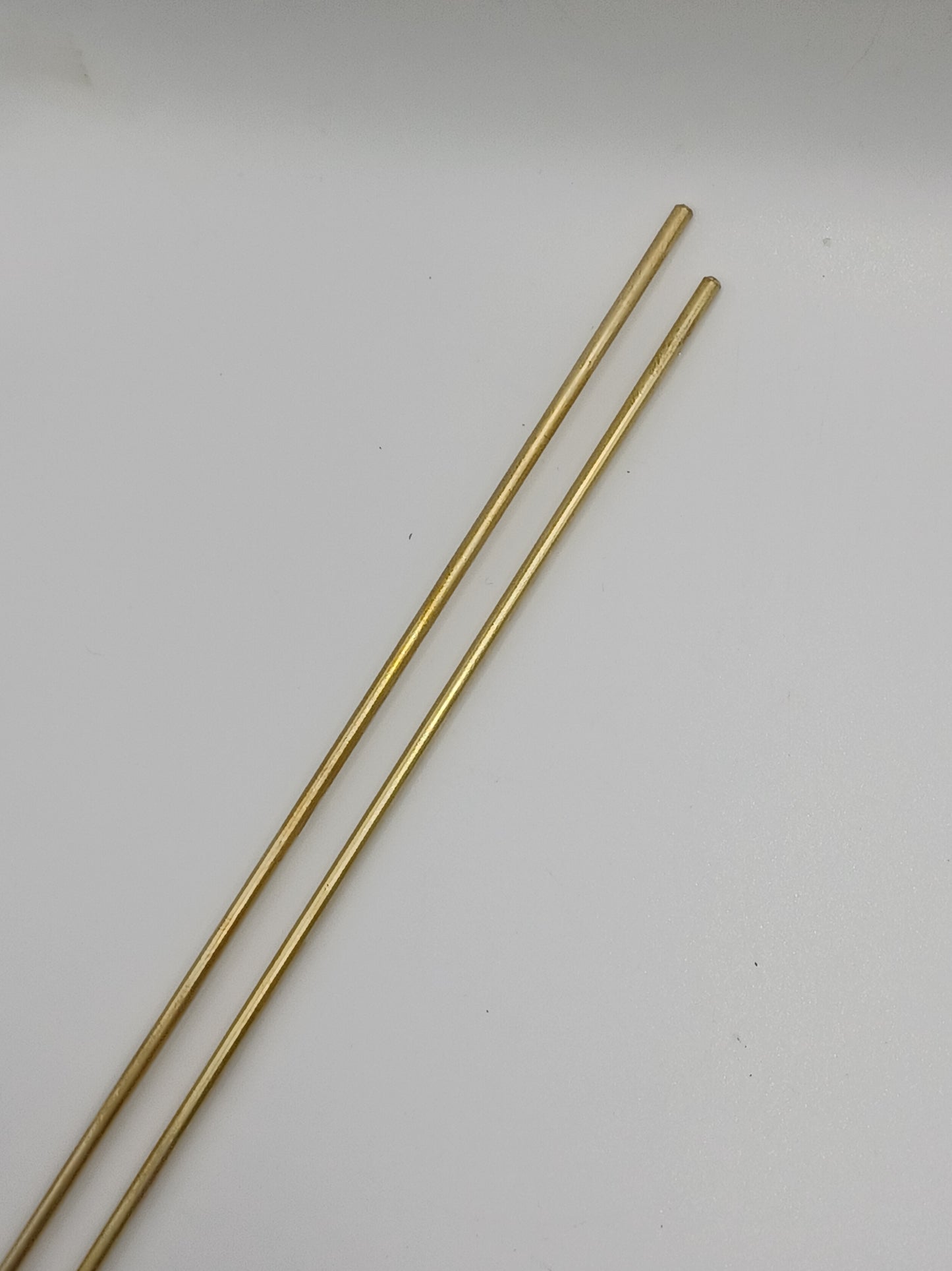 Wünschelrute 34 cm Messing mit Kupfergriff