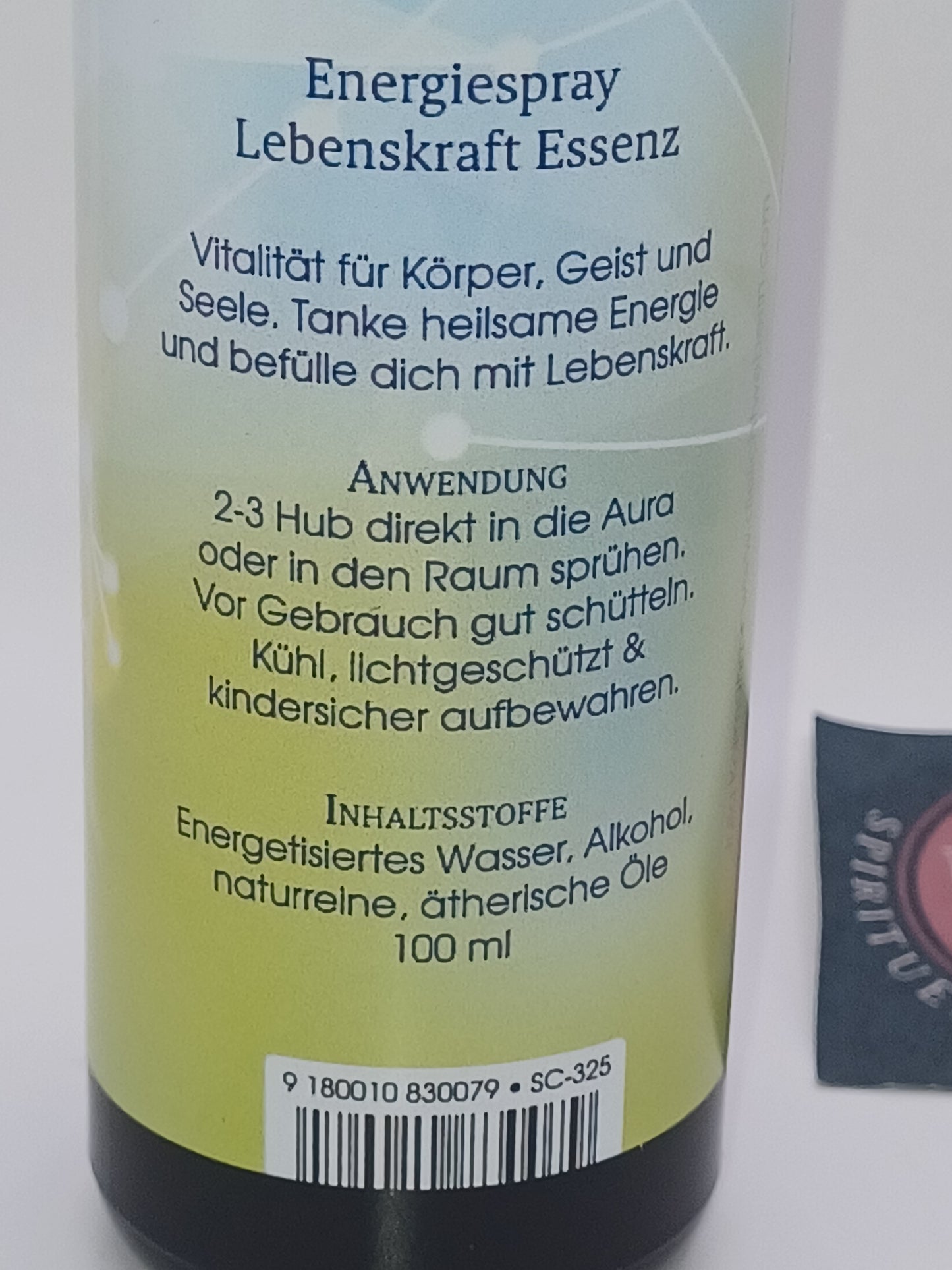 Auraspray Lebenskraft Essenz 100 ml 100% naturreine ätherische Öle