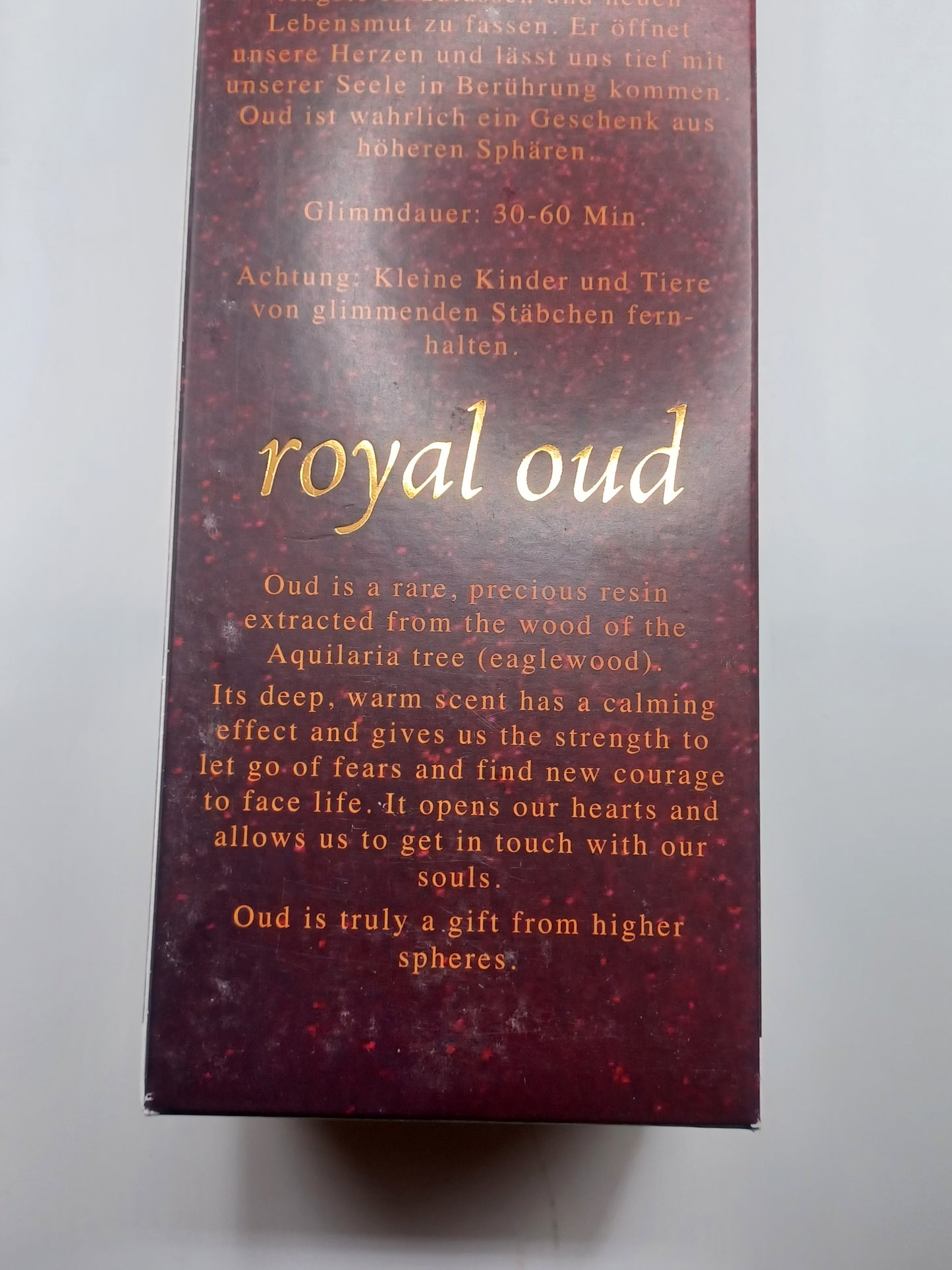12 x Royal Oud Räucherstäbchen pro Packung ca. 10 g in Geschenkkarton