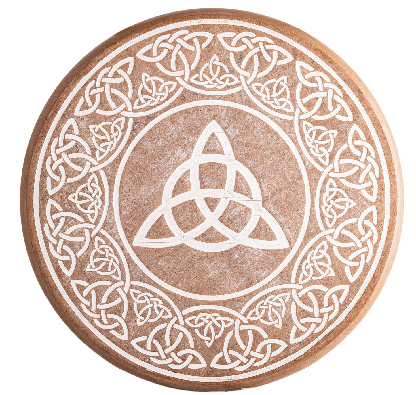 Energieplatte Triqueta aus MDF Schwingunsbild Feng Shui Durchm: 30 cm