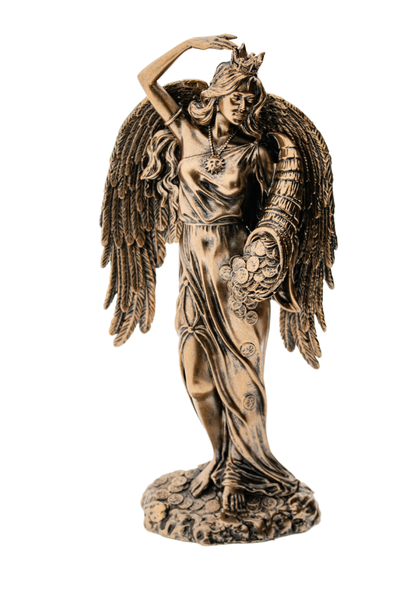 Fortuna Kunstharz 21 cm Figur Statue Skulptur Glücksgöttin Schutzgöttin