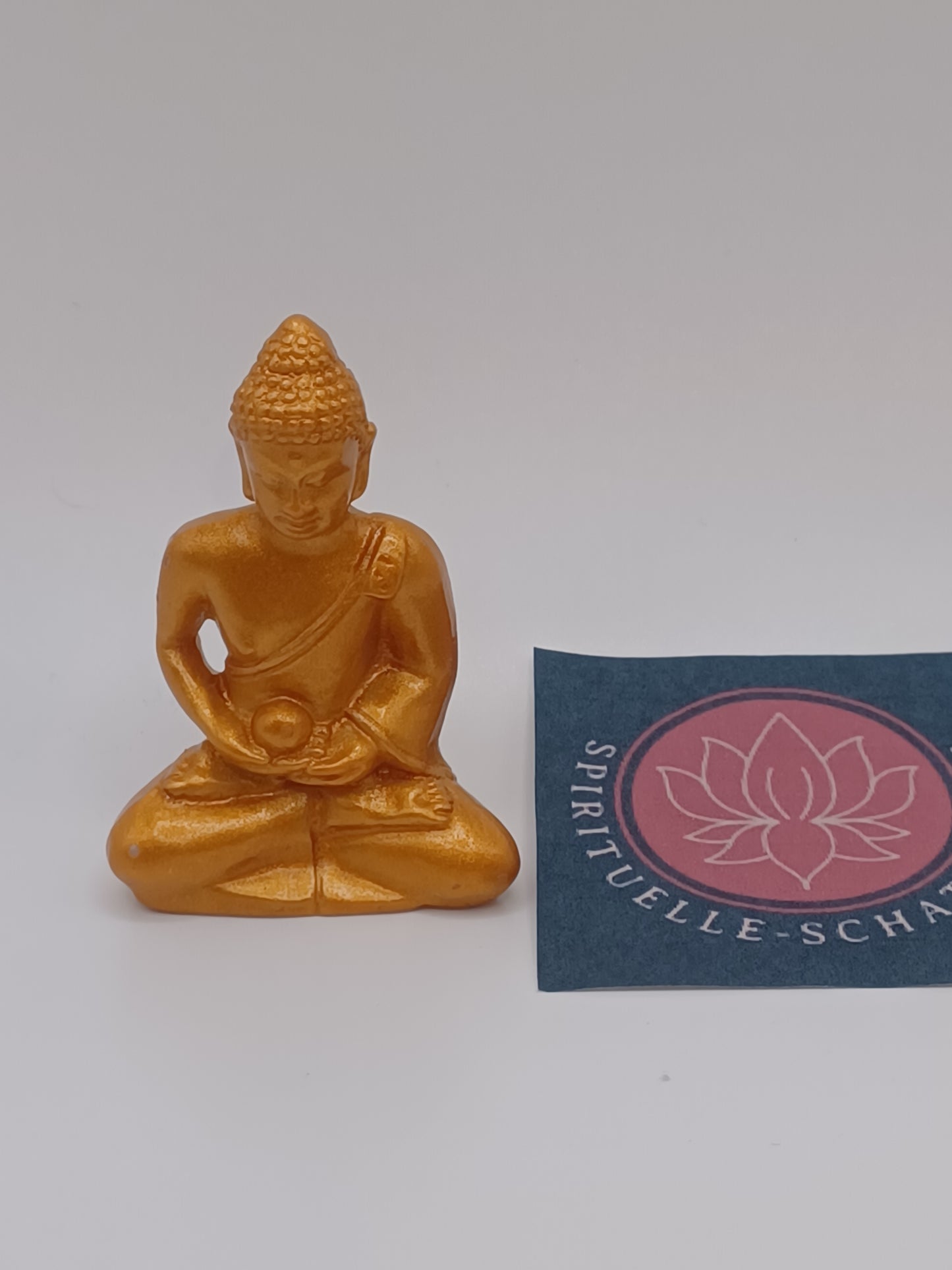 Kleiner Buddha 5 cm Höhe in Geschenktäschen Talisman