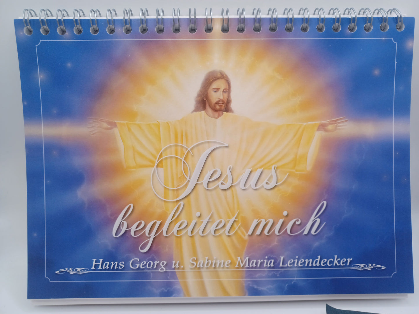 Jesus begleitet mich Tischaufsteller 15 x 20 cm insgesamt 49 Seiten christlich