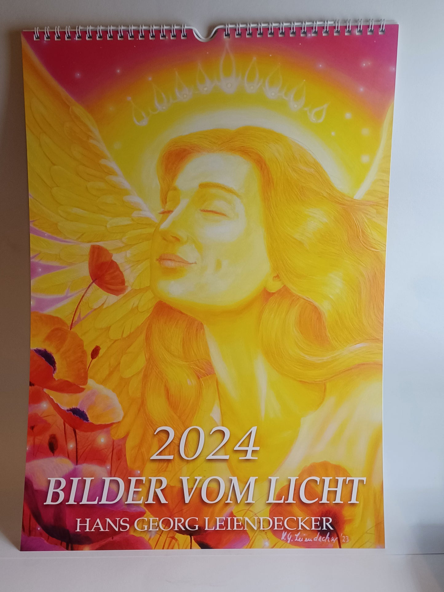 Kalender Wandkalender Bilder vom Licht 2024 H.G. Leiendecker Engel, Christus...
