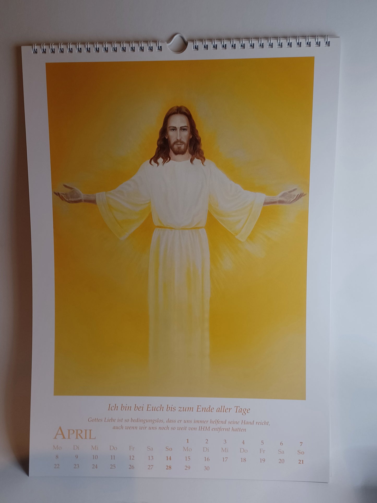 Kalender Wandkalender Bilder vom Licht 2024 H.G. Leiendecker Engel, Christus...
