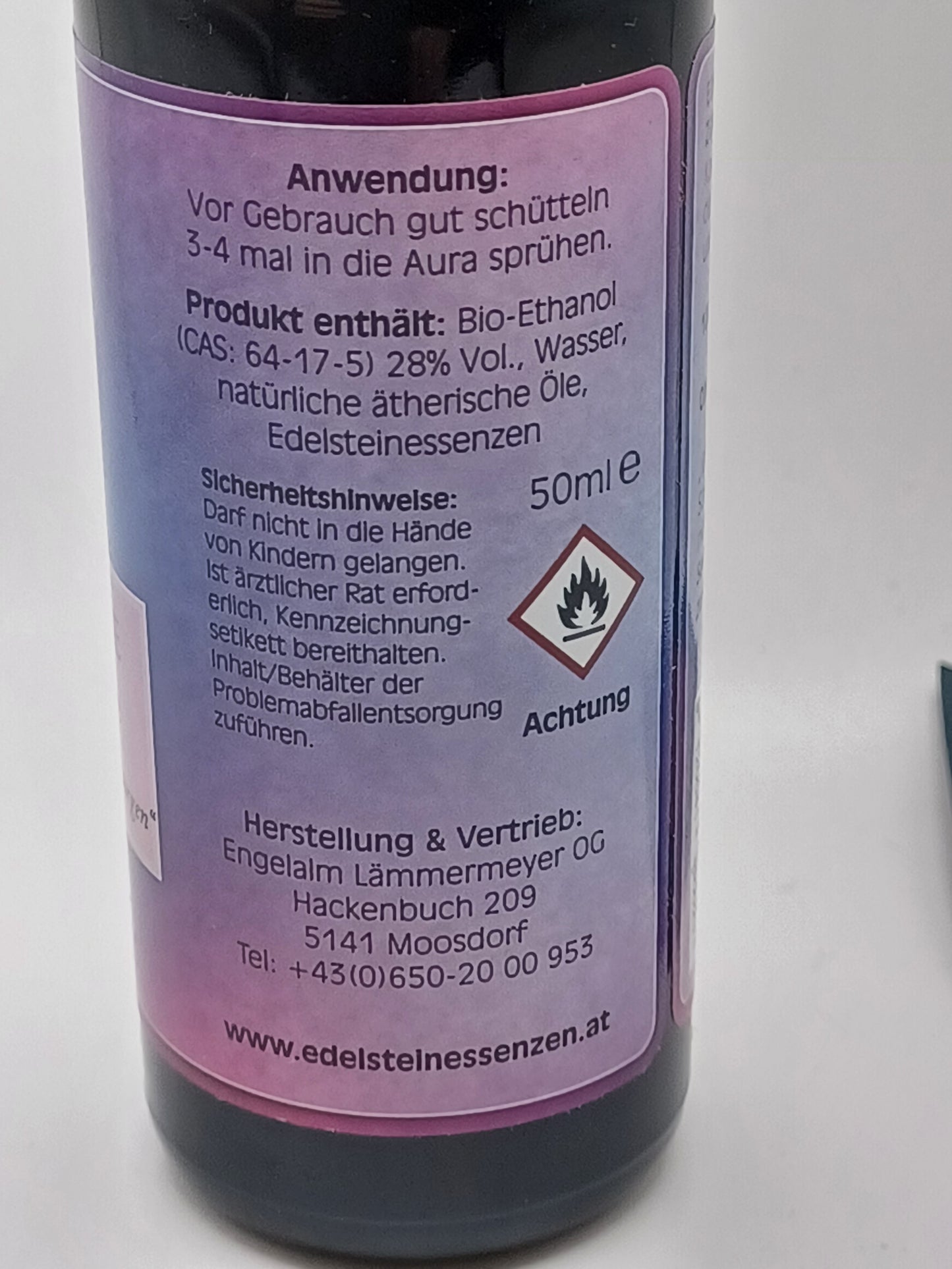 Engelalm edelstein Essenz Gute Träume und Zuversicht 50 ml Auraspray