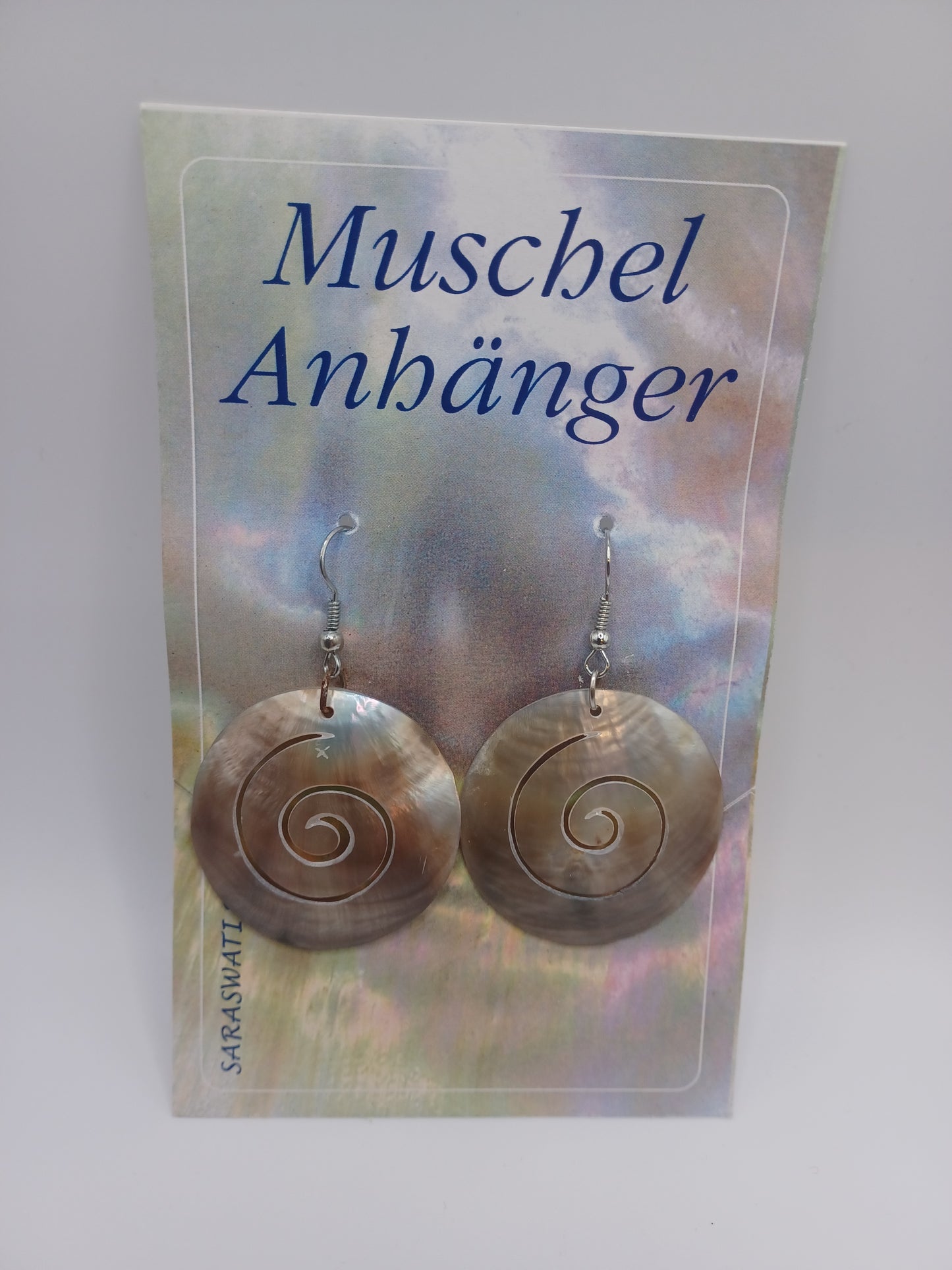 Muschel Ohrringe Spirale 2 er Set