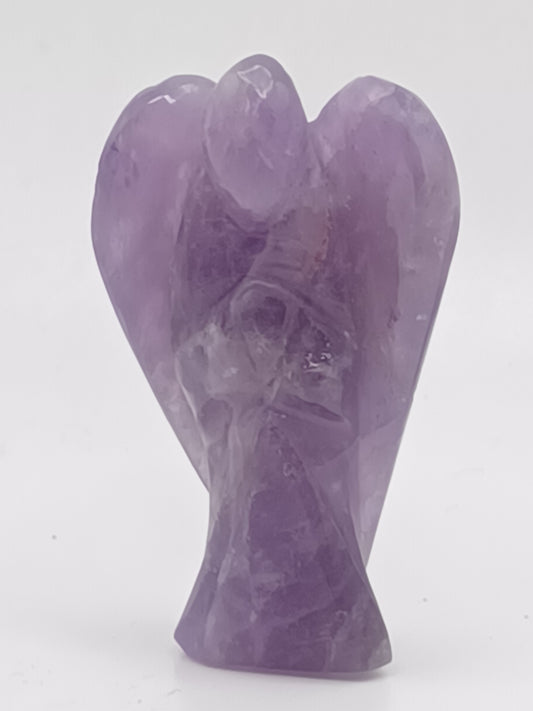 Engelchen aus Amethyst Höhe ca. 4 cm in Goldbox Engel Schutzengel Trost