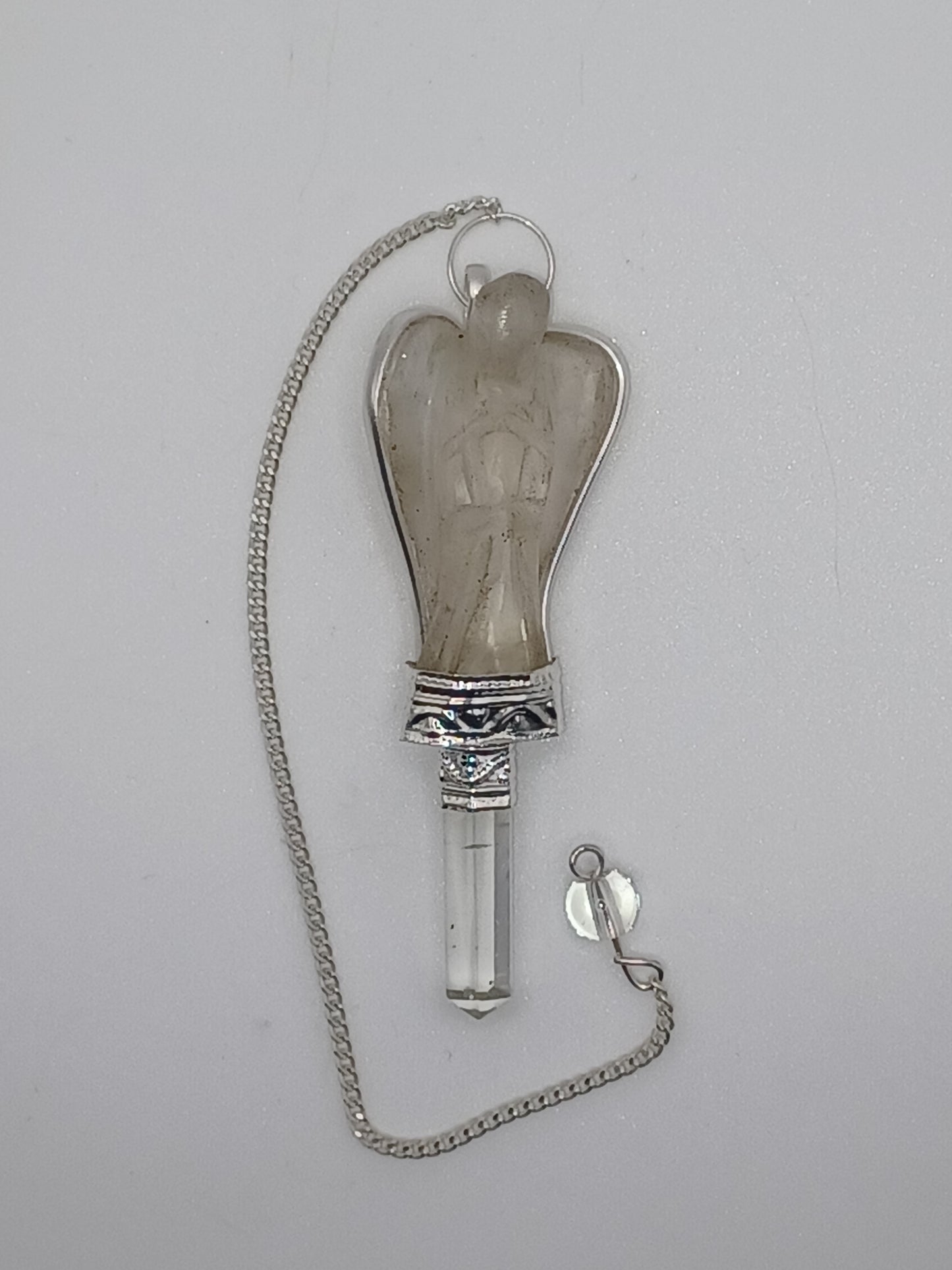 Engelpendel Bergkristall ca. 6 cm Engel Pendel