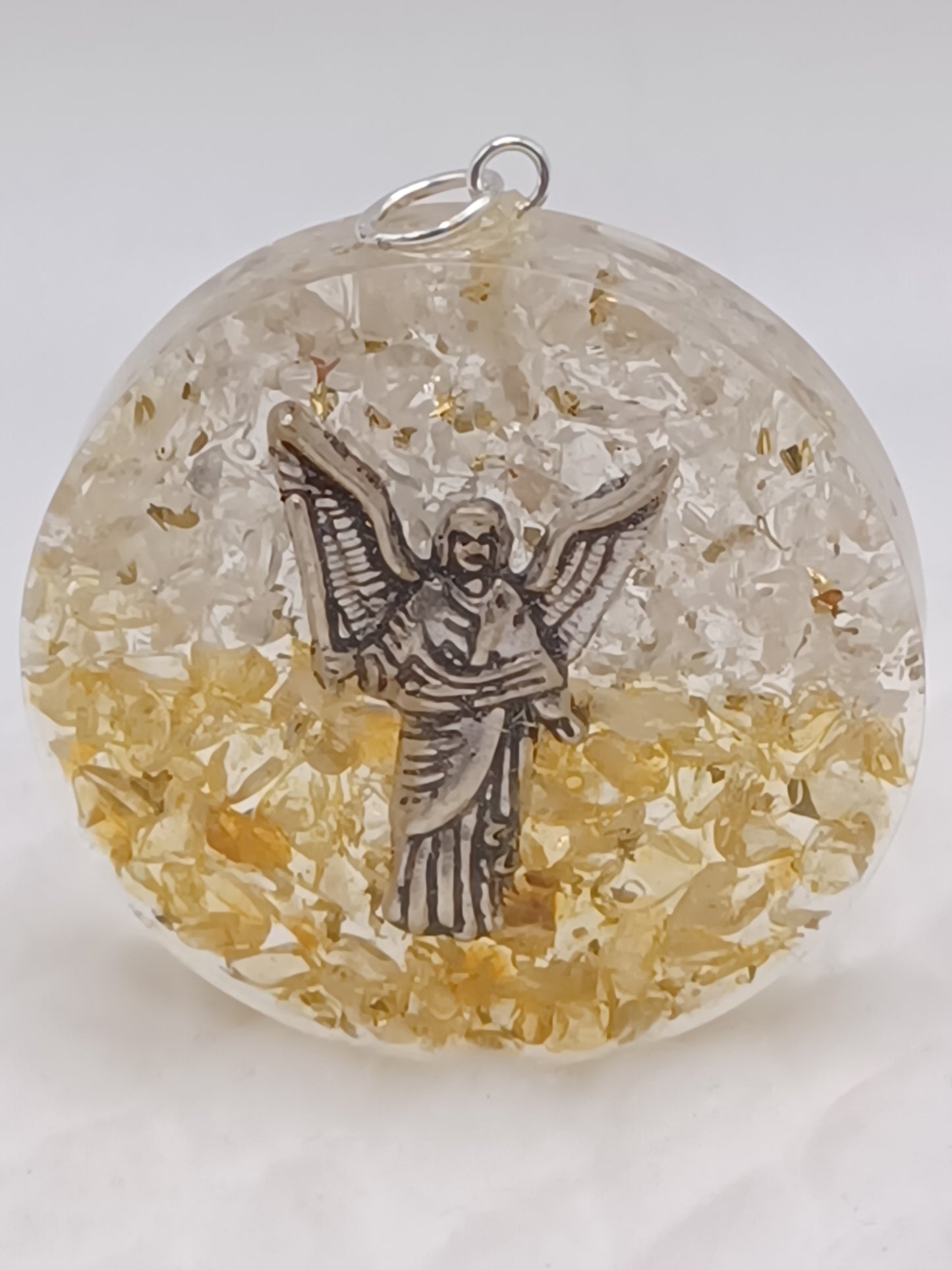 Orgonit Anhänger Erzengel Uriel 4 cm Engel Schutz