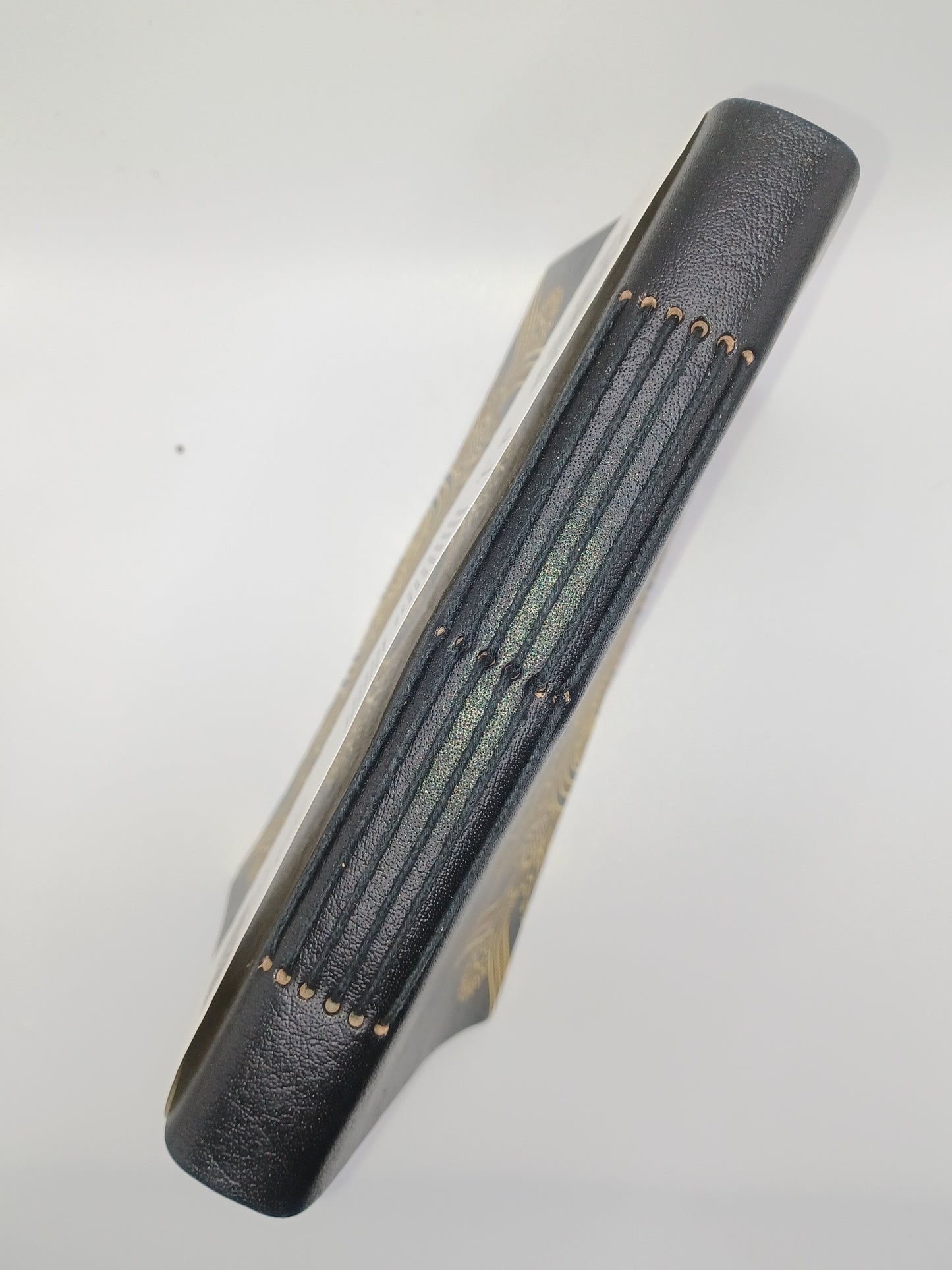 Schreibbuch Mandala 144 Seiten Ledereinband blanko Höhe 18 cm