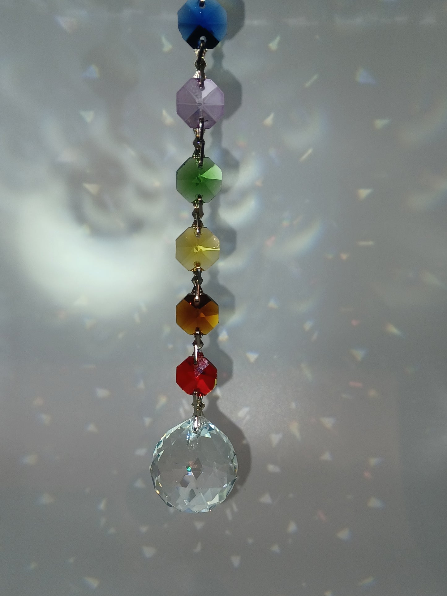 Oneness Feng Shui Chakra Kristall Kette 20 cm