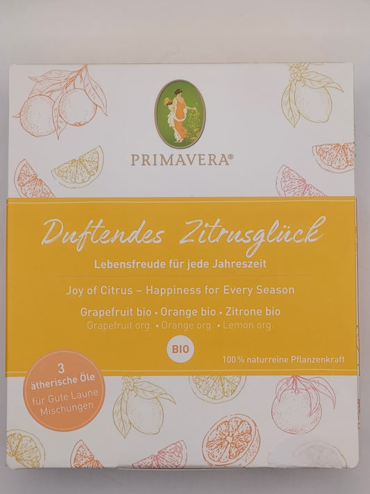 Set duftendes Zitrusglück Primavera 3 x 5 ml Ätherische Öle