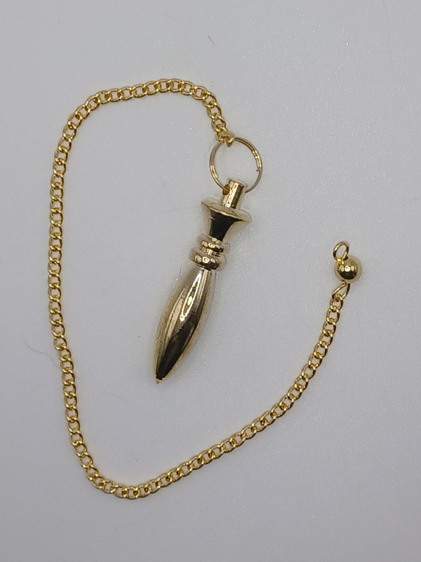 Karnakpendel Höhe: 40 mm 14 g Messing vergoldet Pendel Orakel