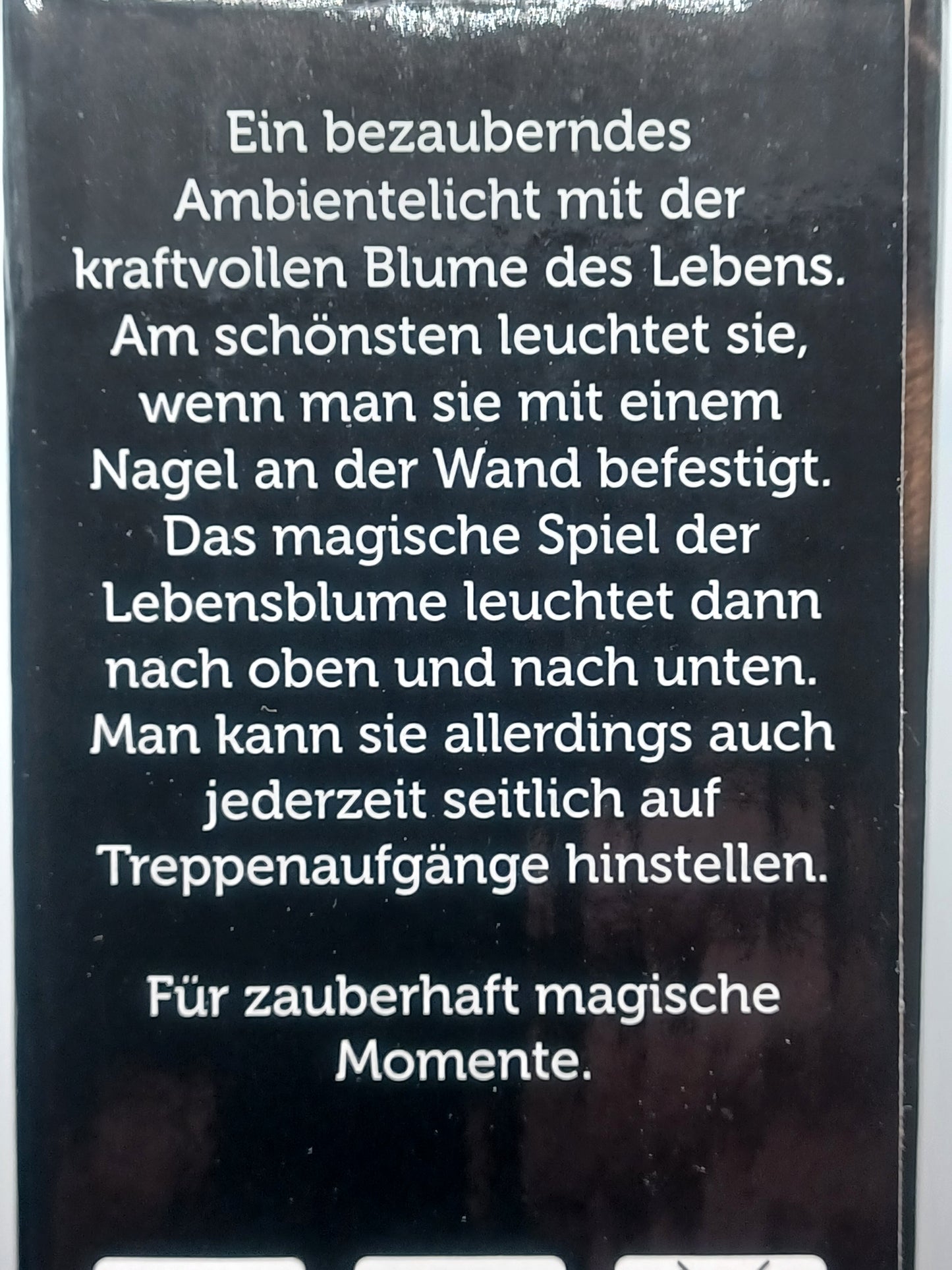 Solar LED Leuchte Blume des Lebens Ambientelicht Höhe: 15 cm Feng Shui Berk