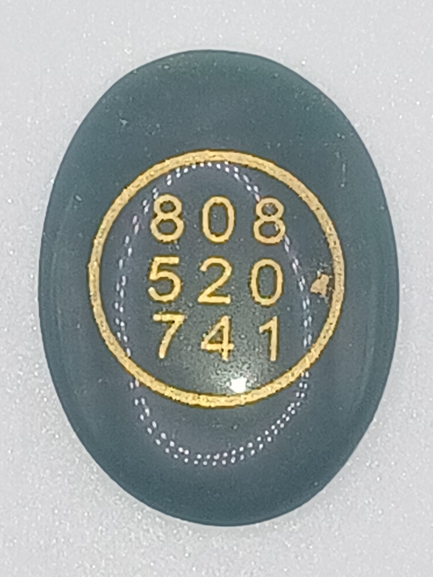 Engelstein grüne Jade Schutz, Harmonie, Fülle.. L: ca. 4 cm B: ca.3cm