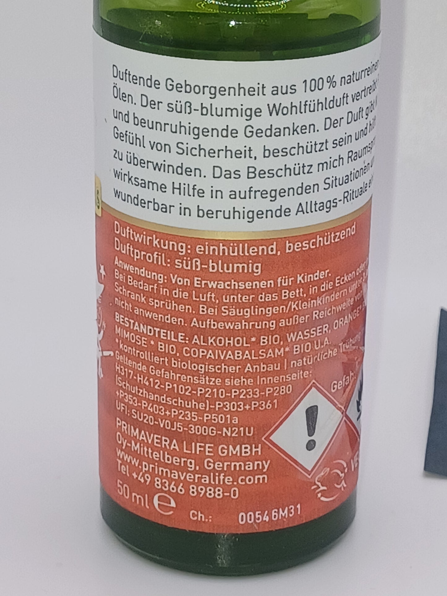 Beschütz mich Raumspray bio 50 ml Primavera kids