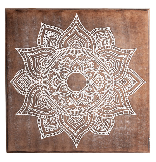 Energieplatte Mandale aus MDF : 30 cm, B:30 cm Schwingungsbild Feng Shui