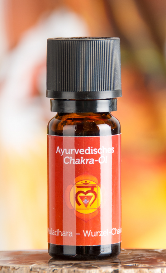 Wurzel Chakra Öl Muladhara 10 ml mit Jojoba Öl 100% reines ätherisches ÖL