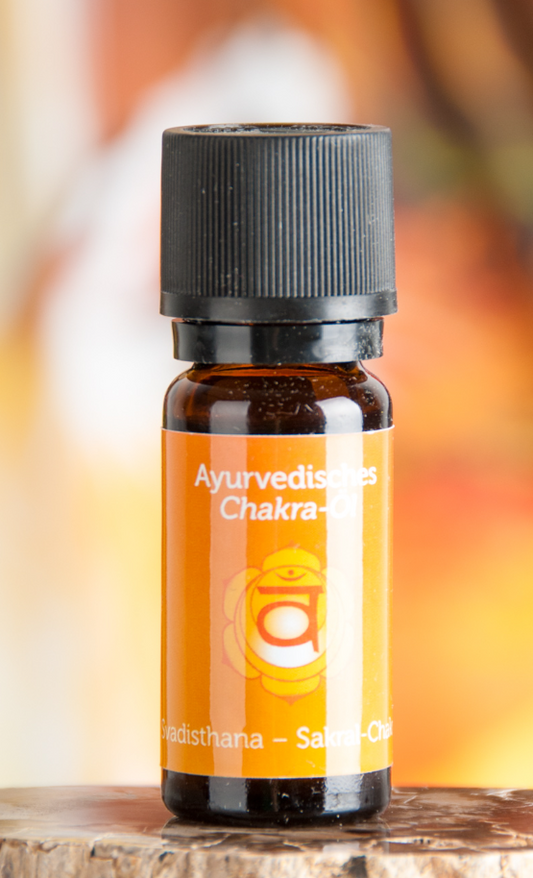 Sakral-Chakra - Chakra-Öl Svadisthana 10 ml mit Jojoba Öl und ätherischen Ölen