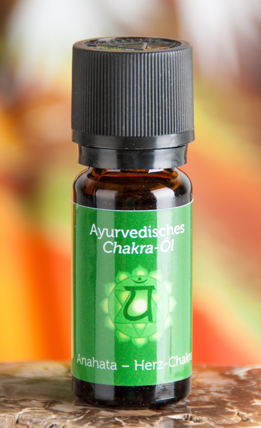 Herz Chakra Öl Anhata 10 ml mit Jojoba ÖL 100 % naturreine ätherisches Öl