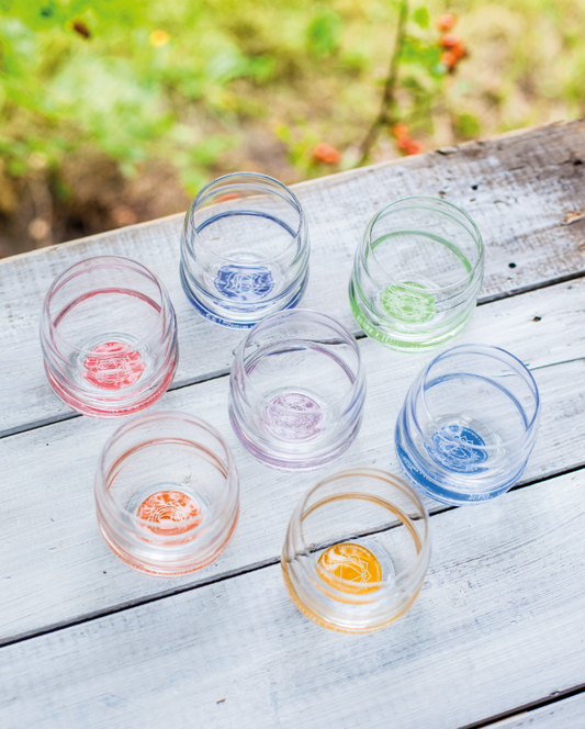 Mythos Chakra 7er Set Gläser H: ca 8,5 cm Inhalt: ca. 0,25 Liter